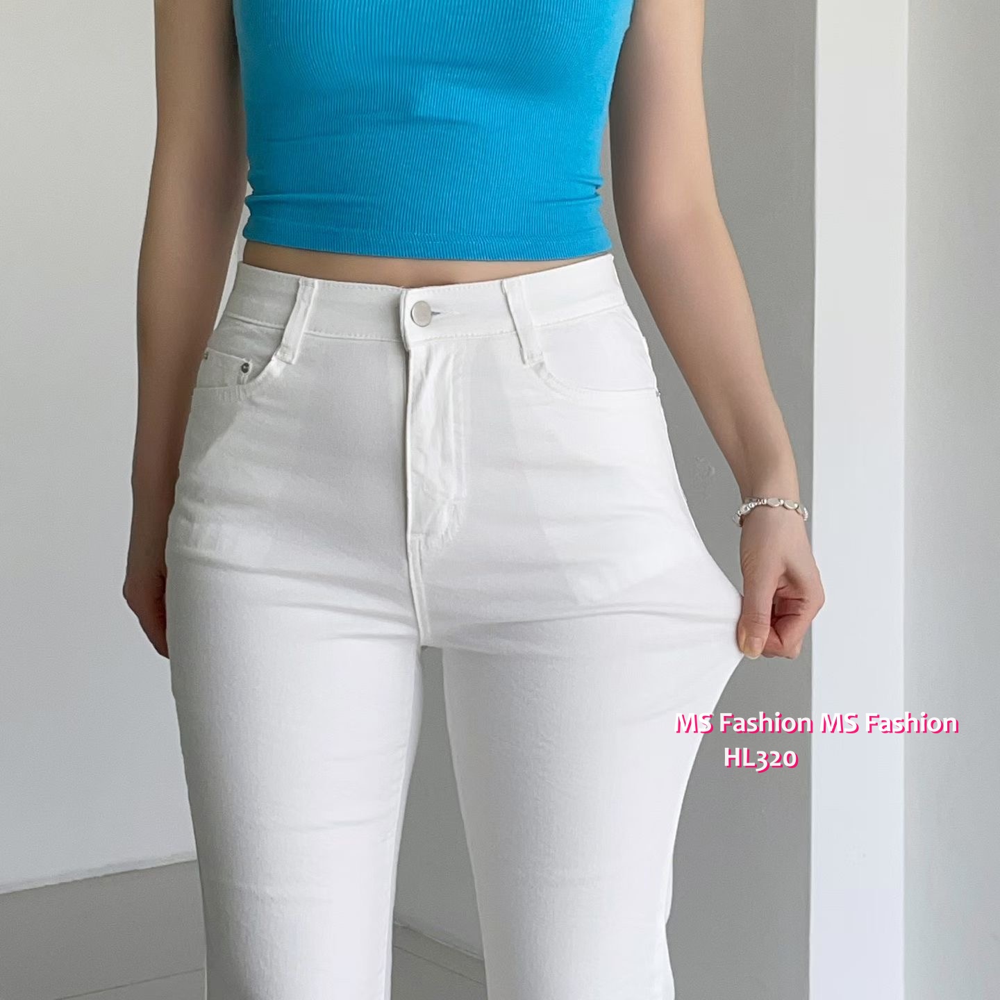 HL320 韓國👖Howluk彈力棉微喇叭褲