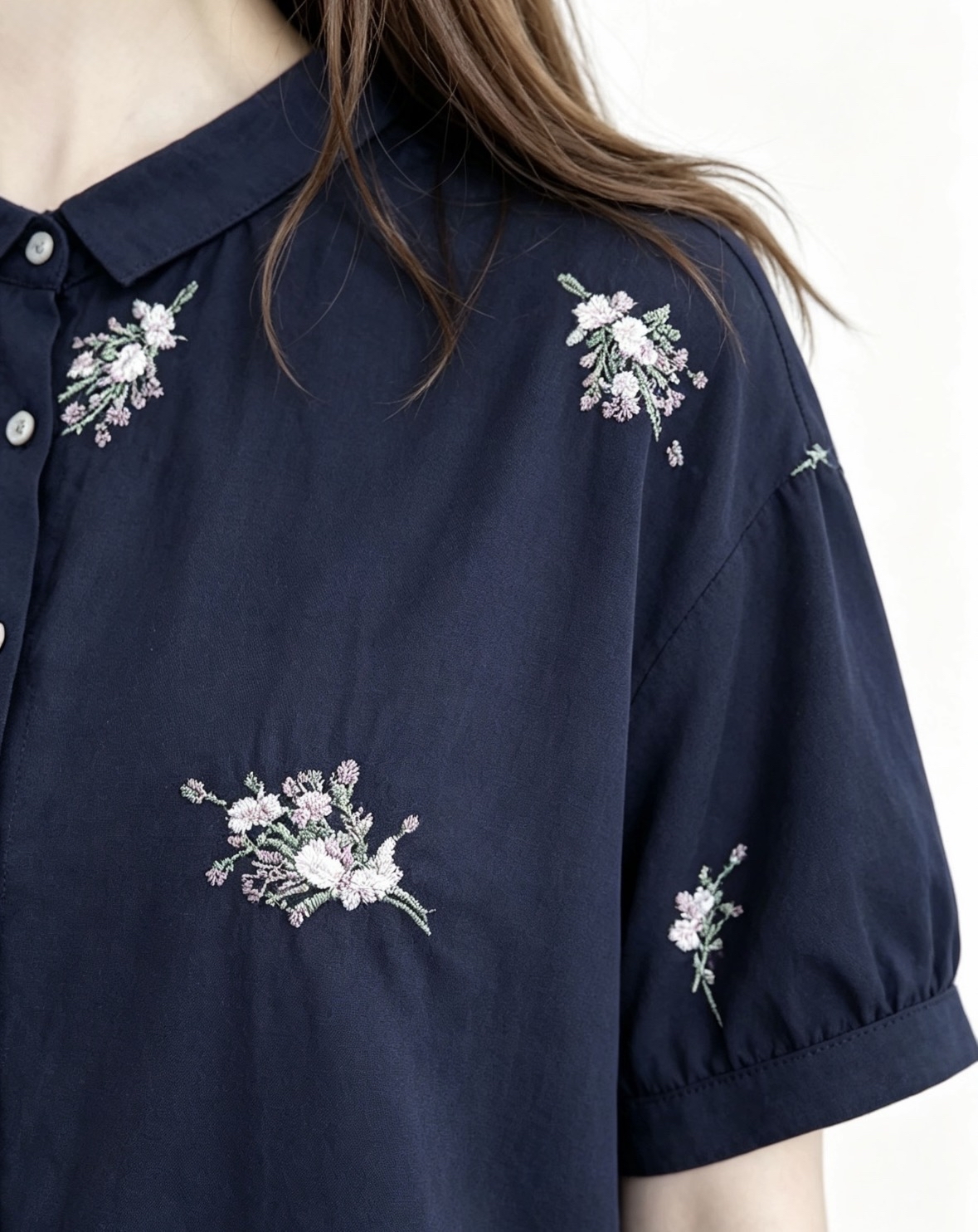 ☀️夏日優惠☀️ 日系刺繡花Top
