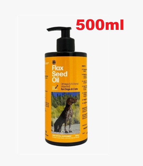 Fourflax-紐西蘭天然亞麻籽油 貓狗適用 500ml (最佳使用期: 9/3/2028) *新舊包裝隨機*