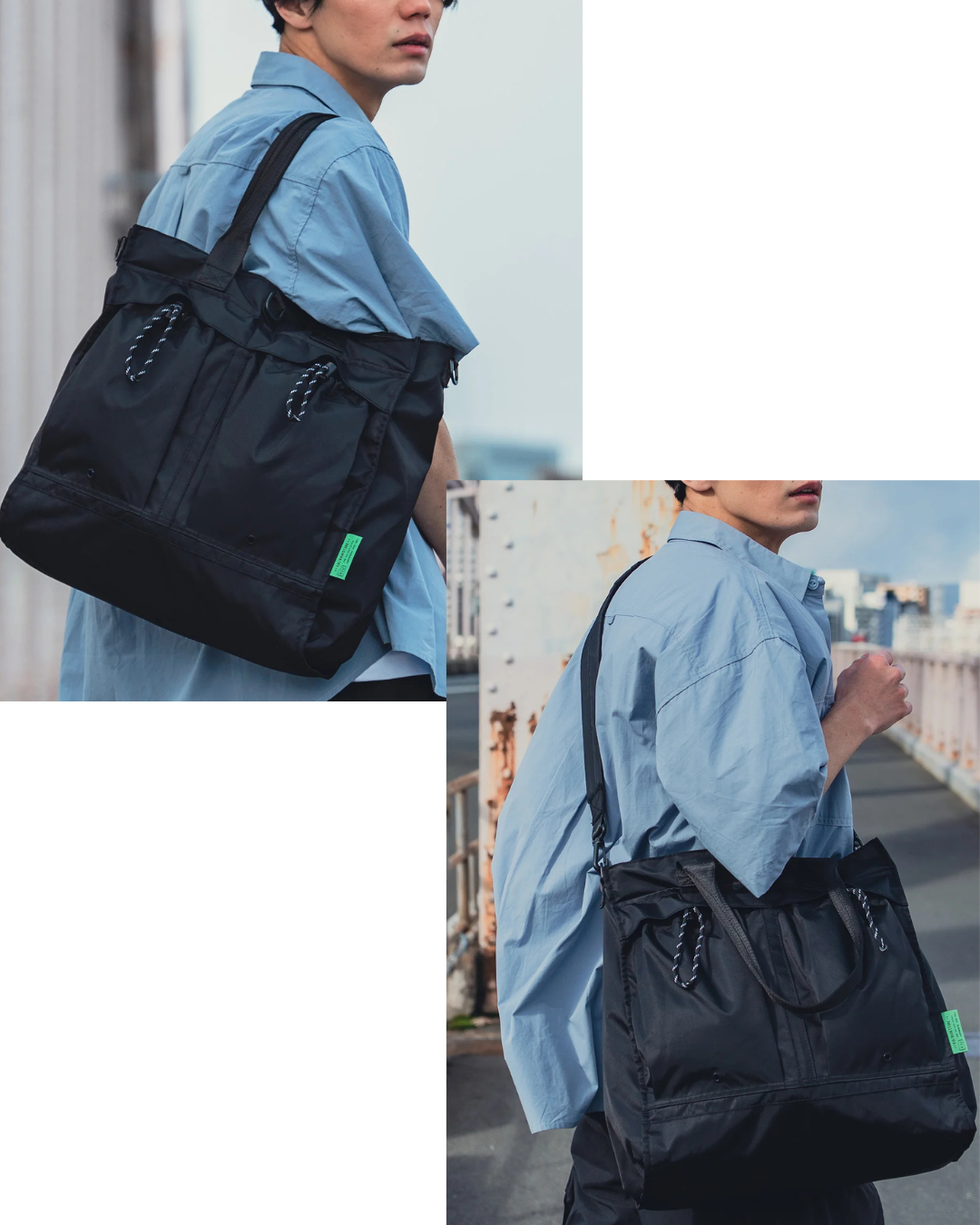 代購【 2026新商品 日本直送 KiU 輕量光澤感 多功能 手提 斜揹袋 Helmet Bag 】
