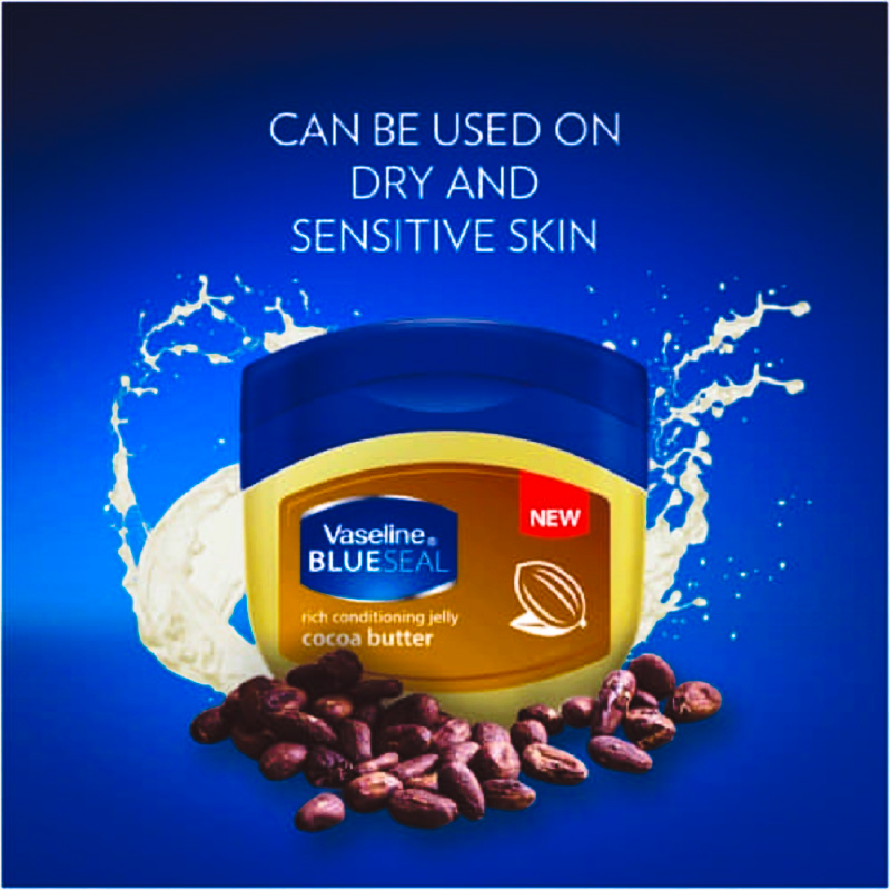 Vaseline Blue Seal Petroleum Jelly 50g/100g  - Cocoa Butter