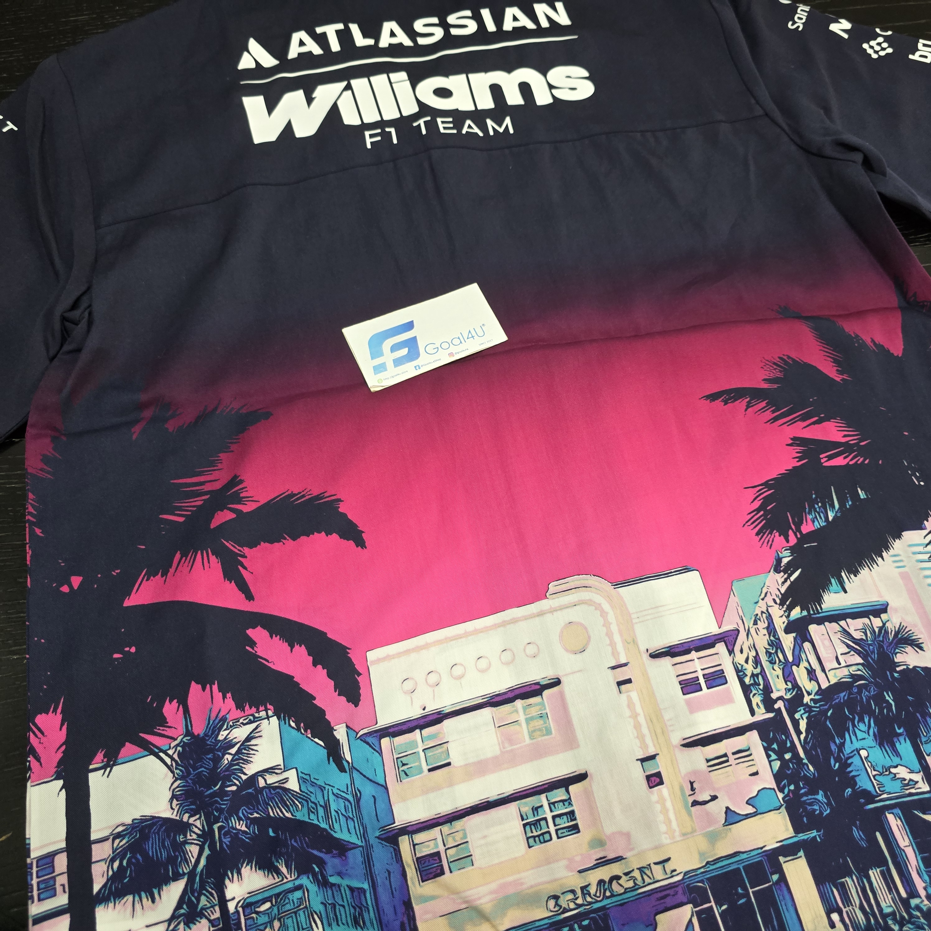 F1 Williams 威廉士車隊 2026 Miami GP 航海風襯衫 60941841