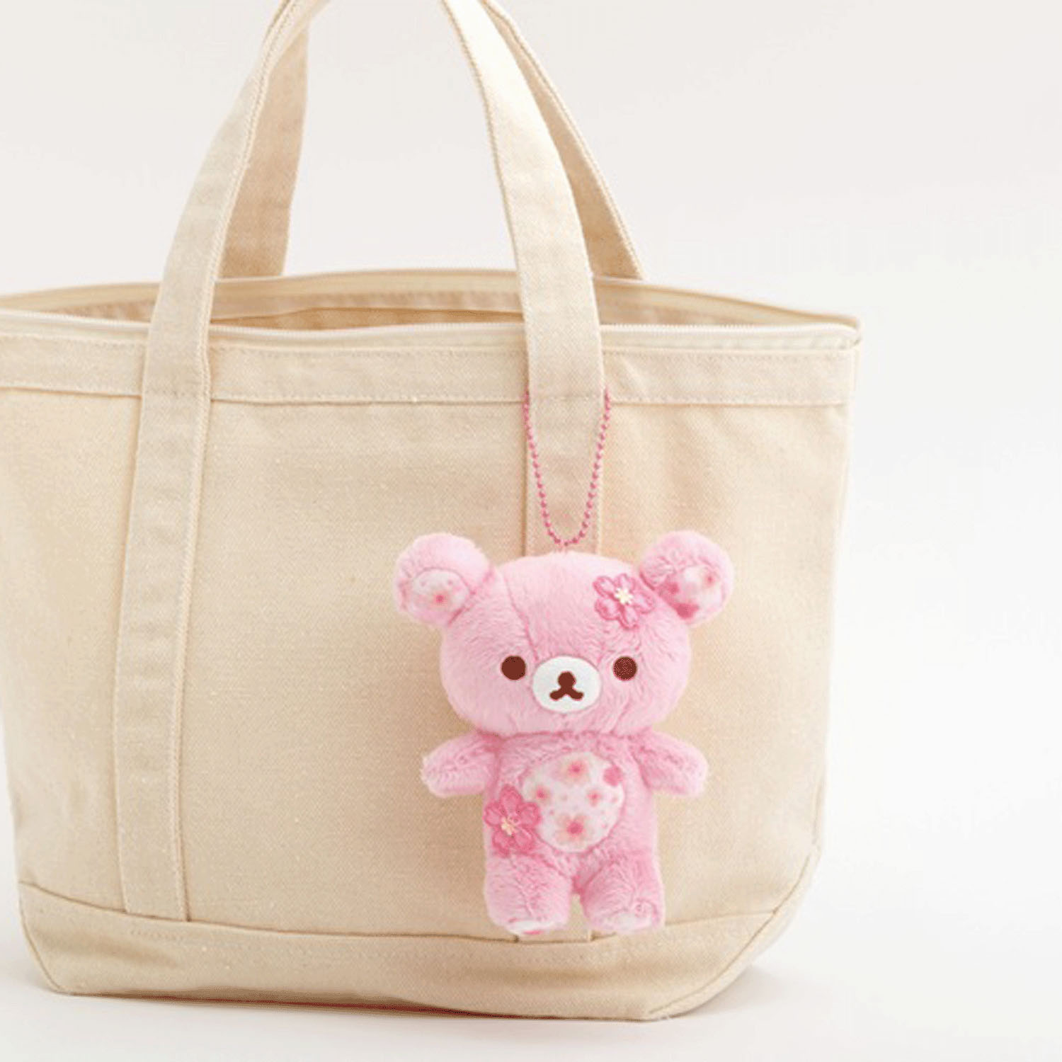 鬆弛熊 - 櫻花系列公仔掛飾 (拉拉熊款)