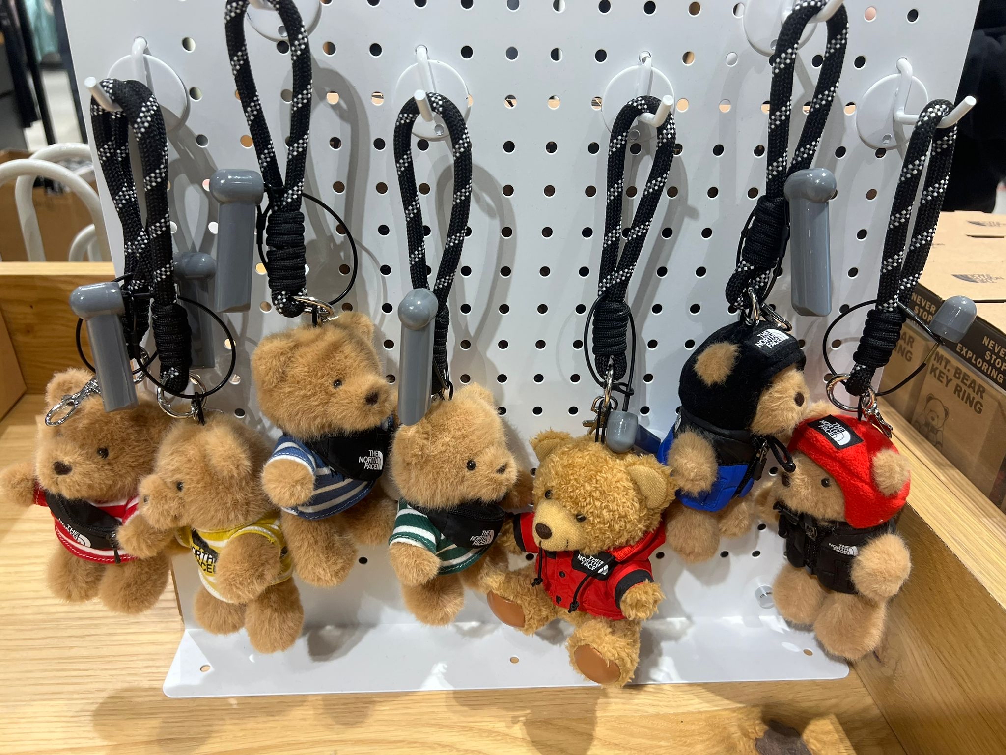 The North Face熊仔鎖匙扣