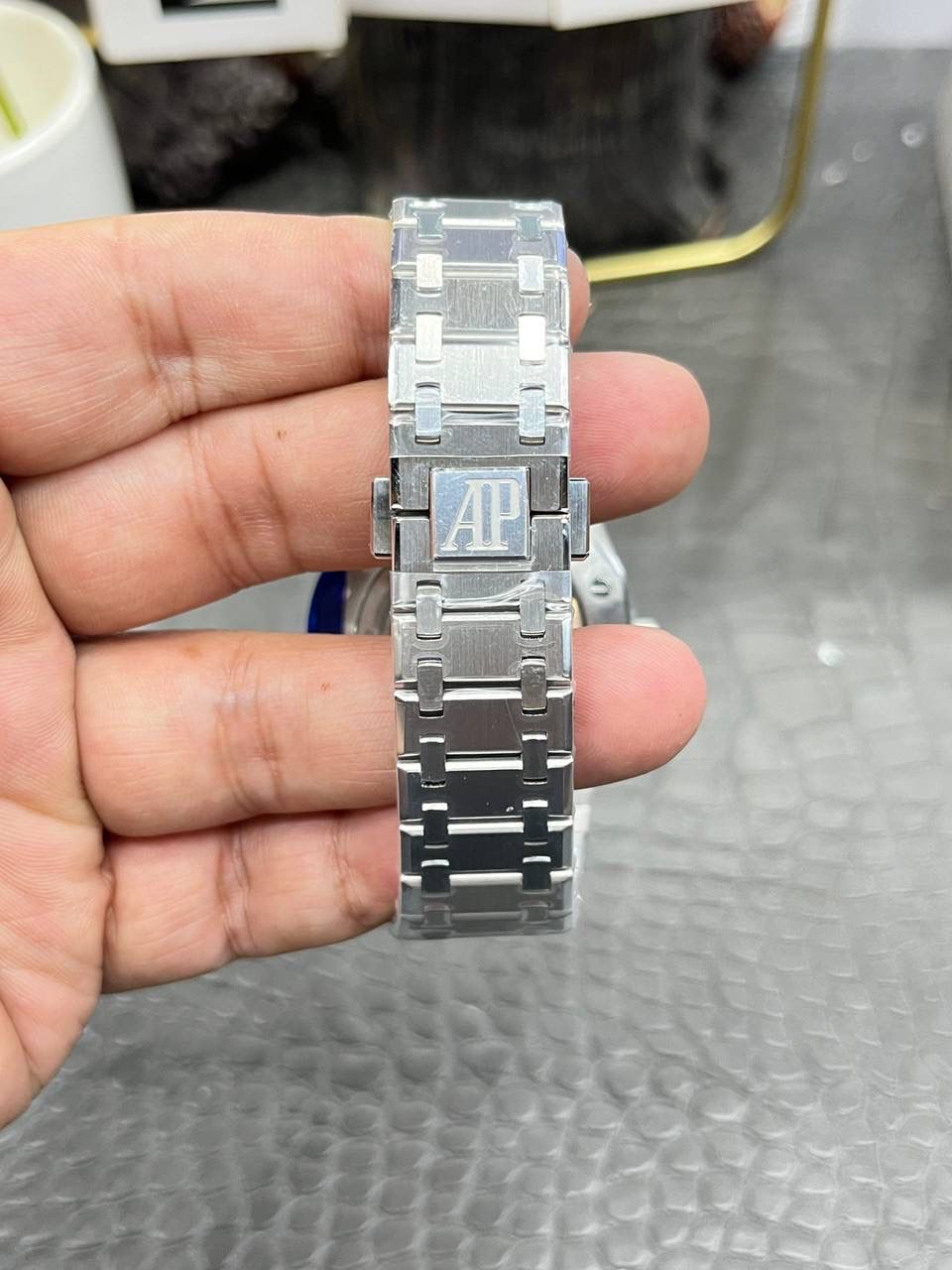 🚀爱彼16202ST皇家橡树系列/39mm两针盘蓝面/西铁城9015改Calibre7121全自动机械💯