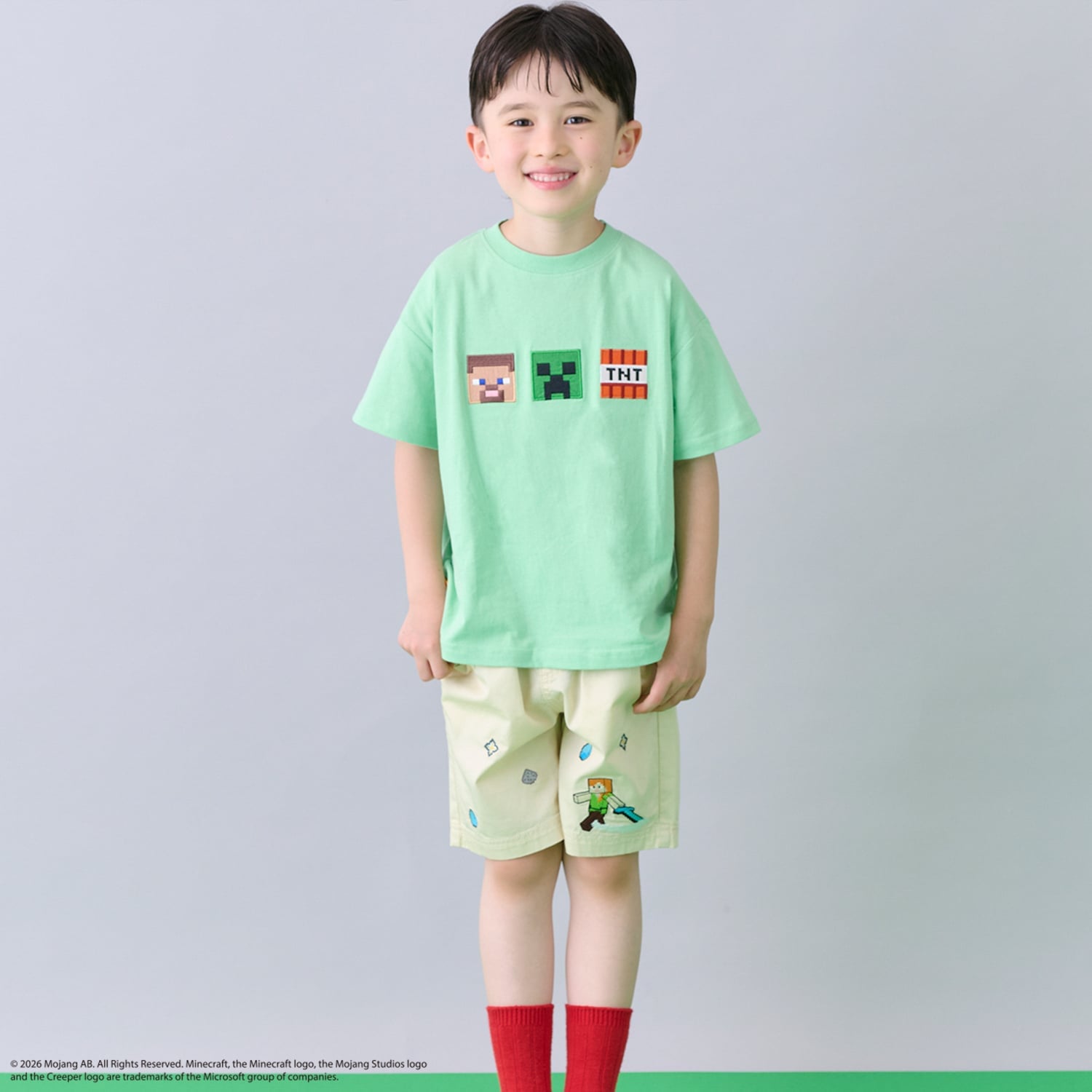 🆕【⭐訂購⭐】🌀 🇯🇵 日本直送 #Minecraft 前後刺繡短褲［2款選］🌀 [ELJA-0082]
