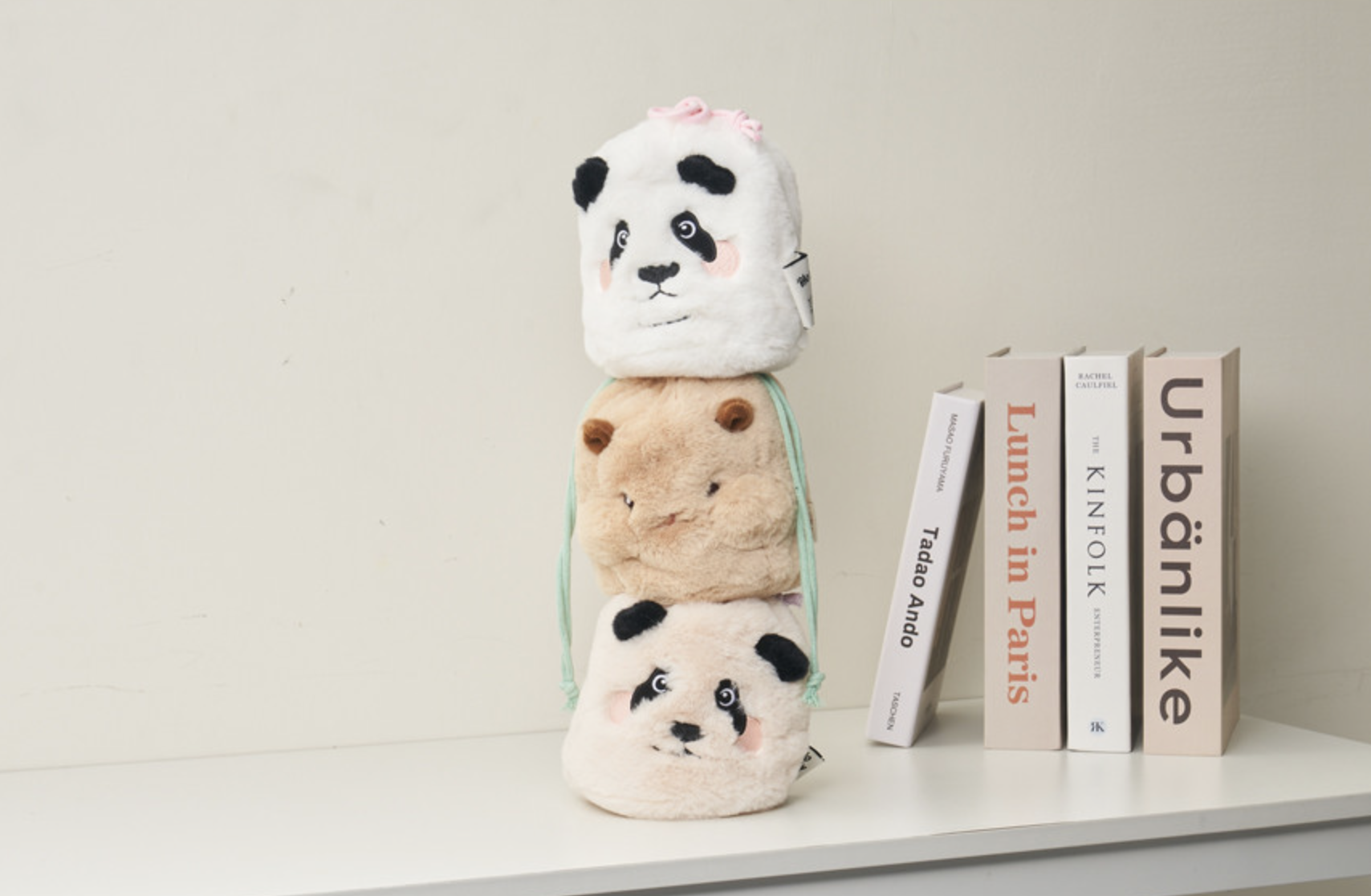 📦訂購 韓國代購 愛寶樂園 Everland Bao Family 寶家族 睿寶輝寶 Ruibao & Huibao 索繩收納袋