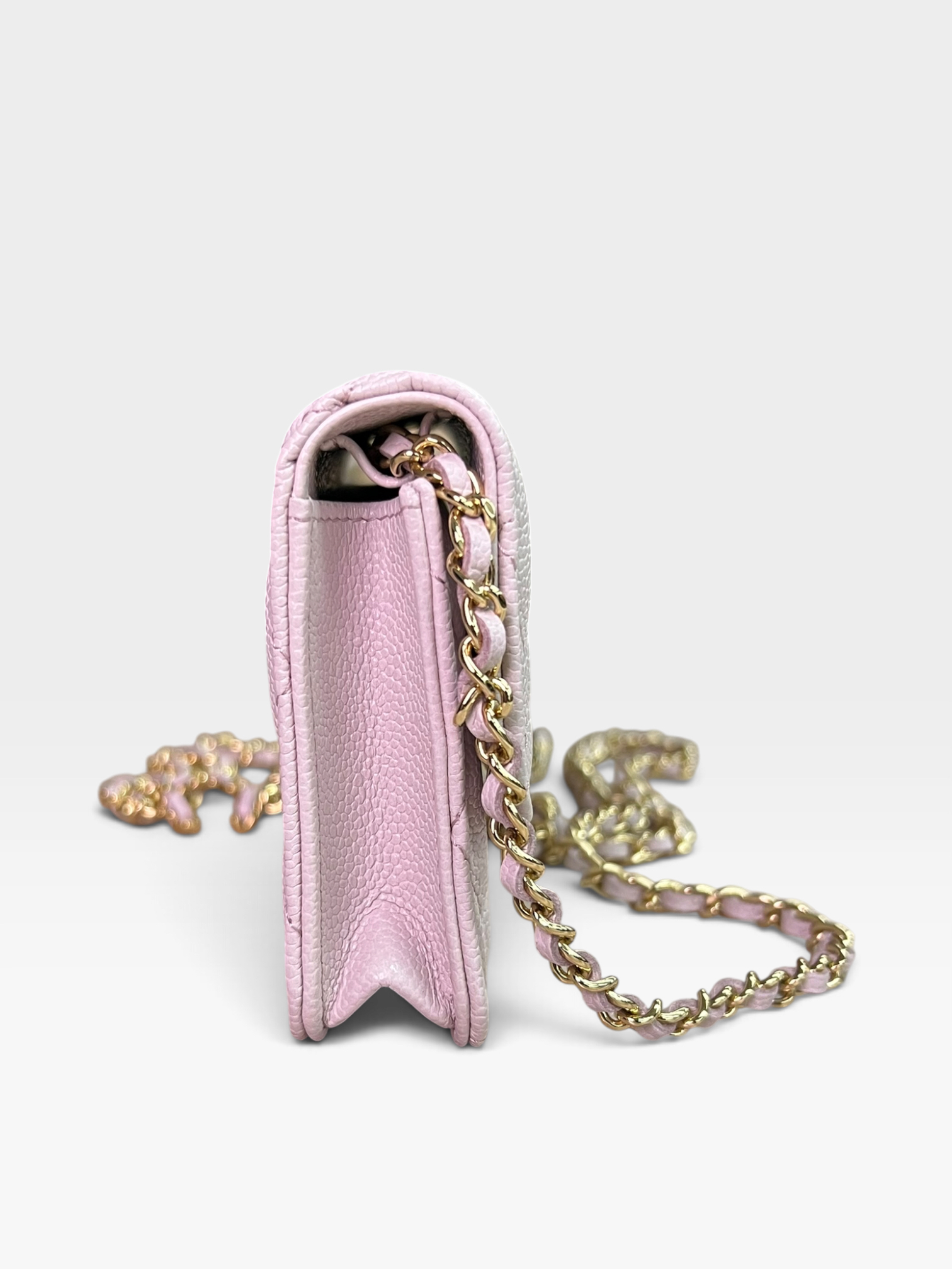 Pre-owned CHANEL Caviar Quilted Miss Coco Clutch With Chain / Product Code: 083105
