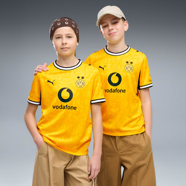 傳承建築靈魂⚽ Puma Dortmund 多蒙特 2026-27 主場童裝球衣 (可加印字章) 