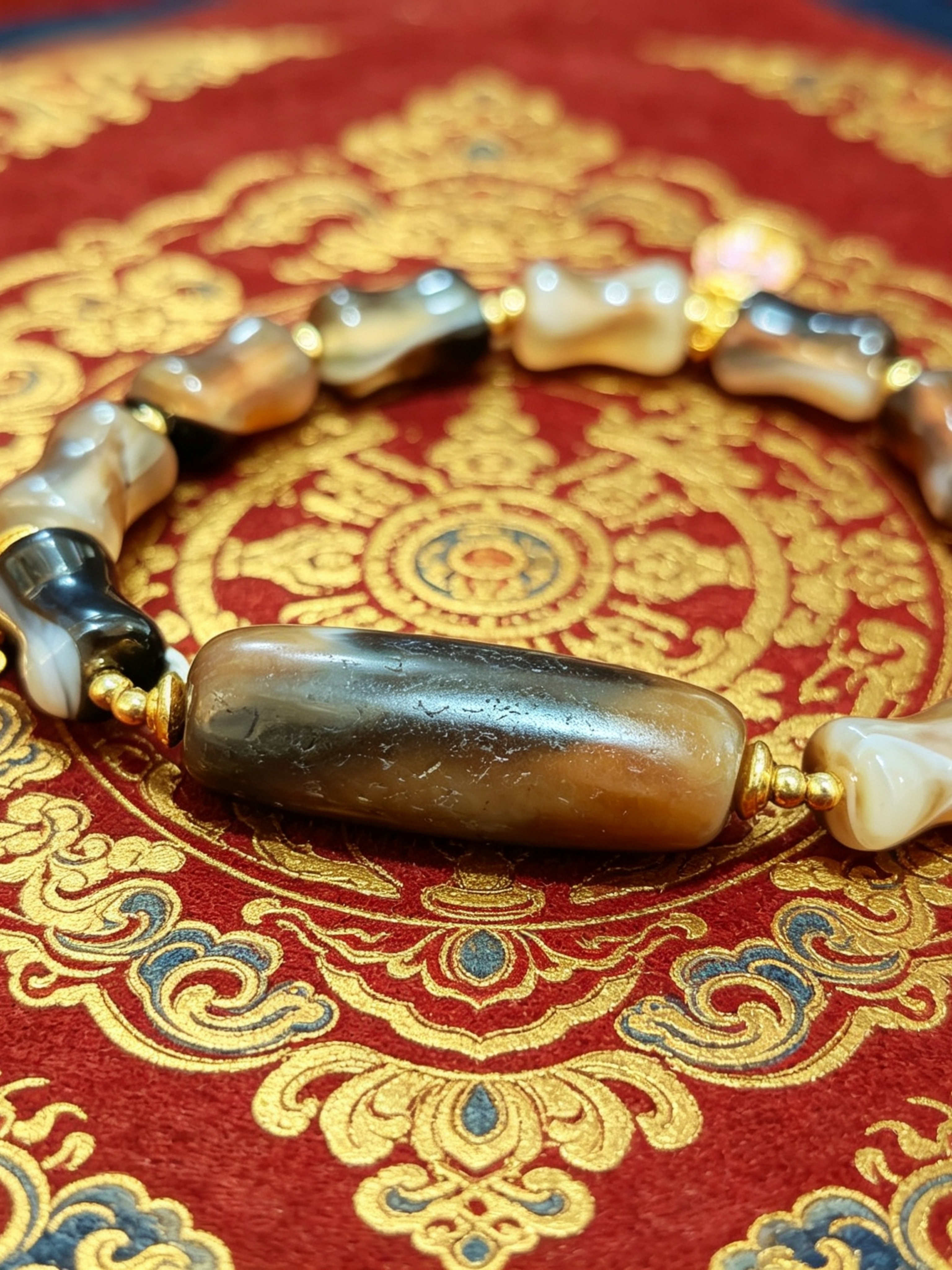 「黑白朱砂觀音天珠」260413