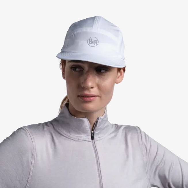 BUFF 5 PANEL GO CAP 運動帽 - Solid White