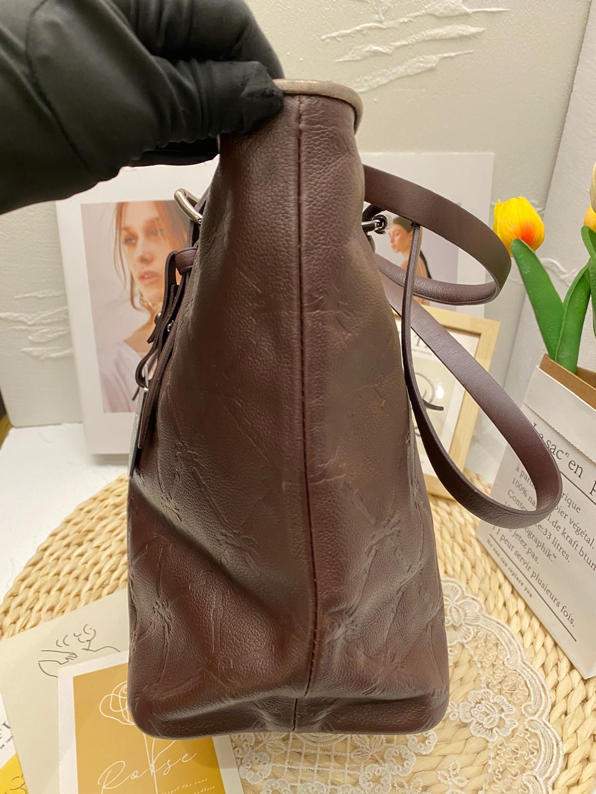 Longchamp LM Cuir Leather Tote Bag