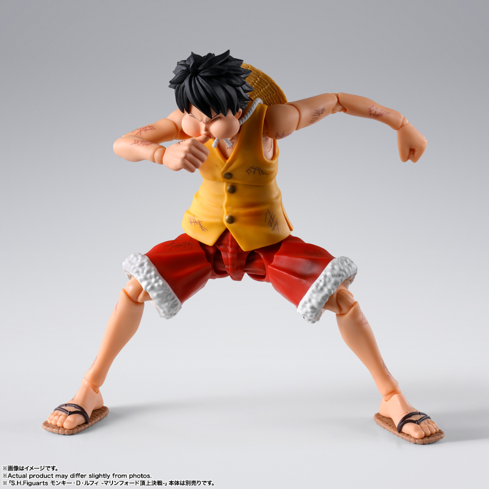 PREORDER SHF One Piece Monkey D Luffy Marineford Gear 3 Option Parts