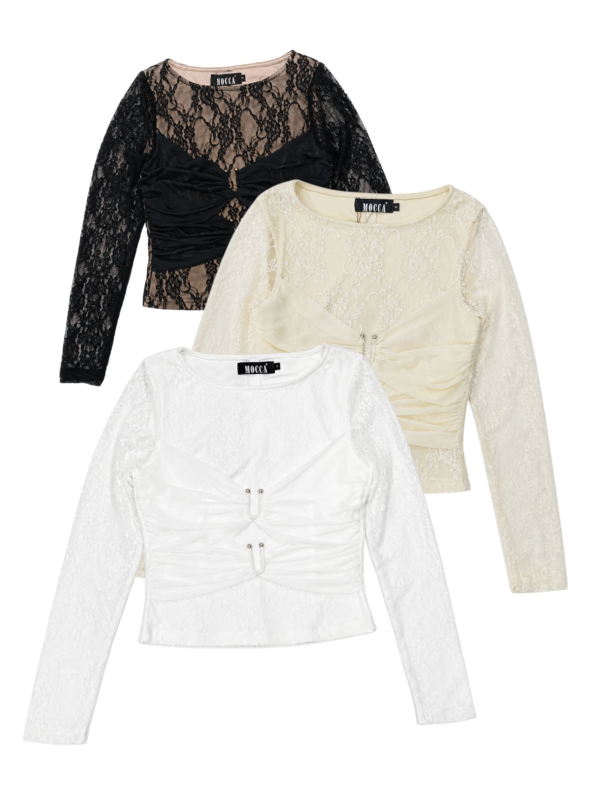 Soft Edge Lace Blouse M199