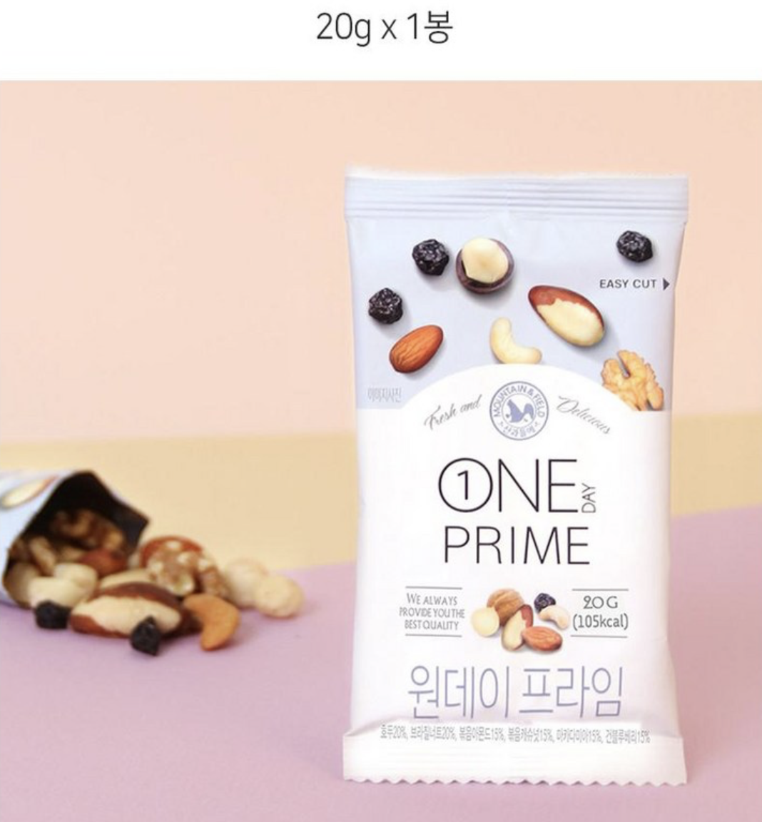 韓國 MOUNTAIN & FIELD 松鼠家 日常健康 高級養生堅果 30包 / 套 ｜One Day Prime