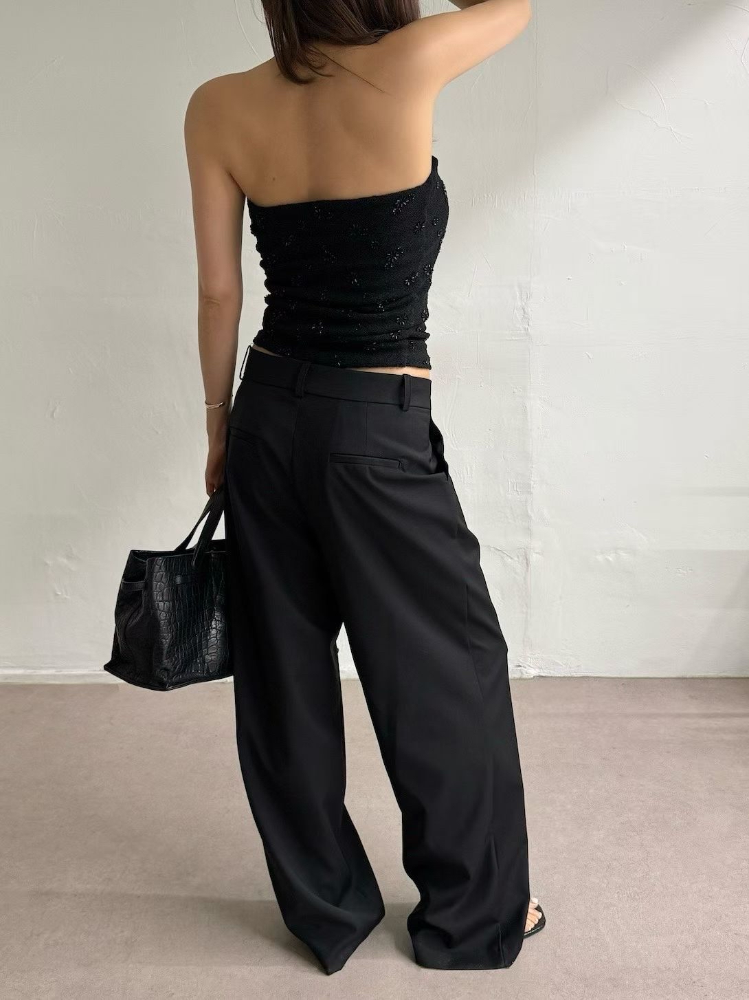 Feminine Embellished Tube Top 