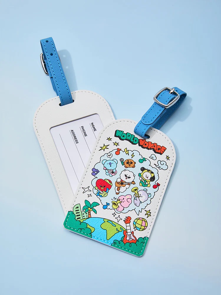 📦訂購 韓國代購 Line Friends BT21 (WORLD VOYAGE) LUGGAGE TAG 行李牌