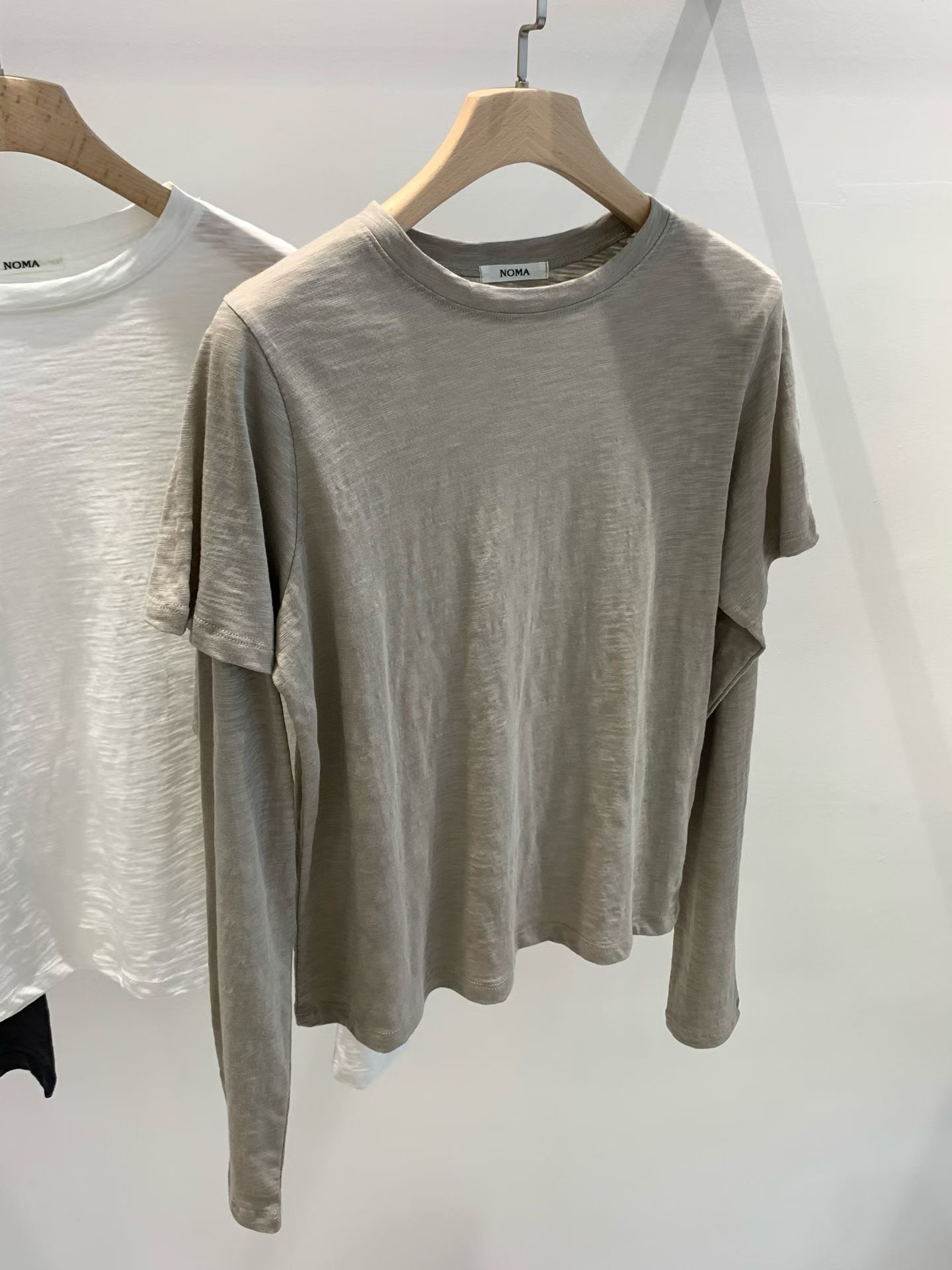 221533 假兩件淨色Tee