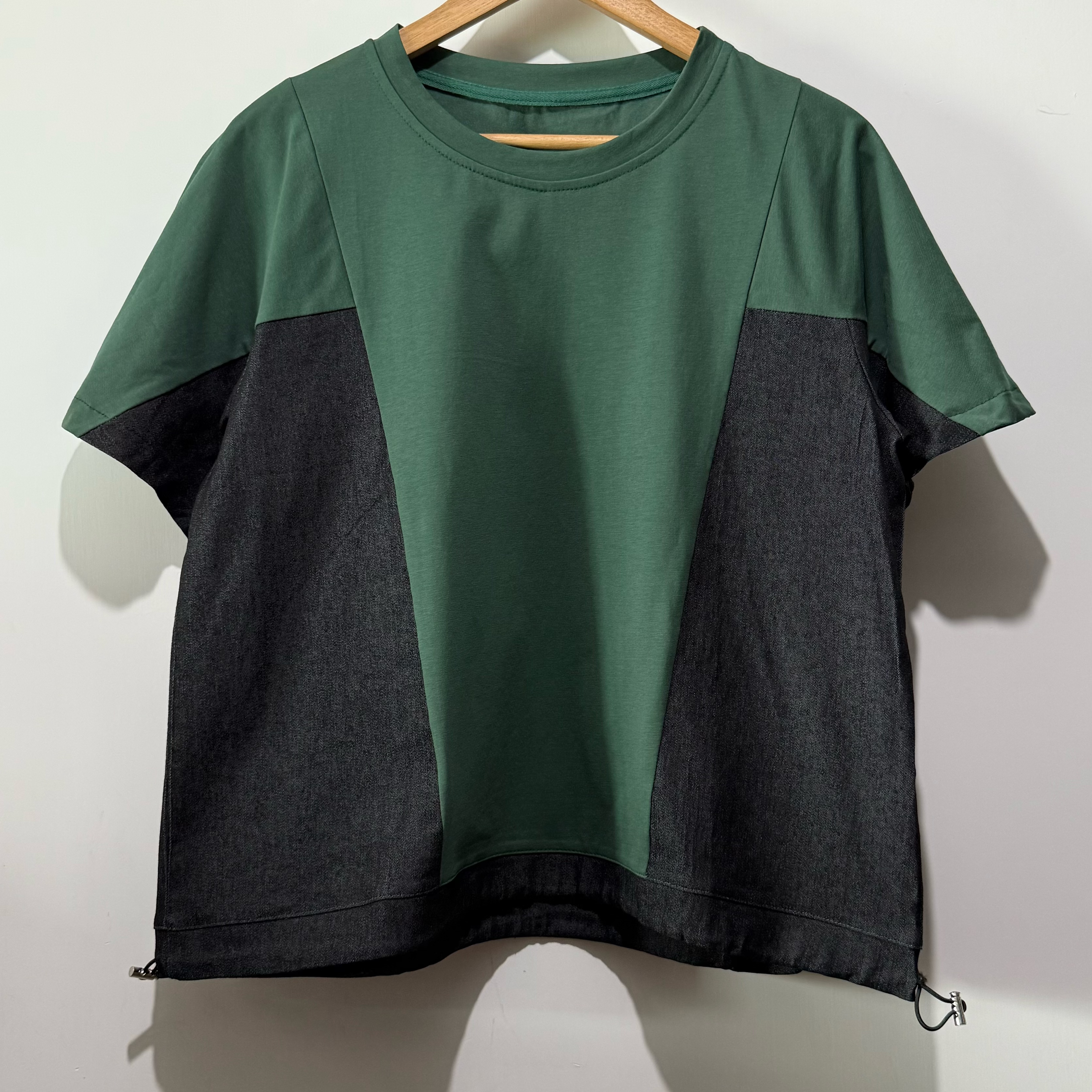 #2099 拼色拼布Top