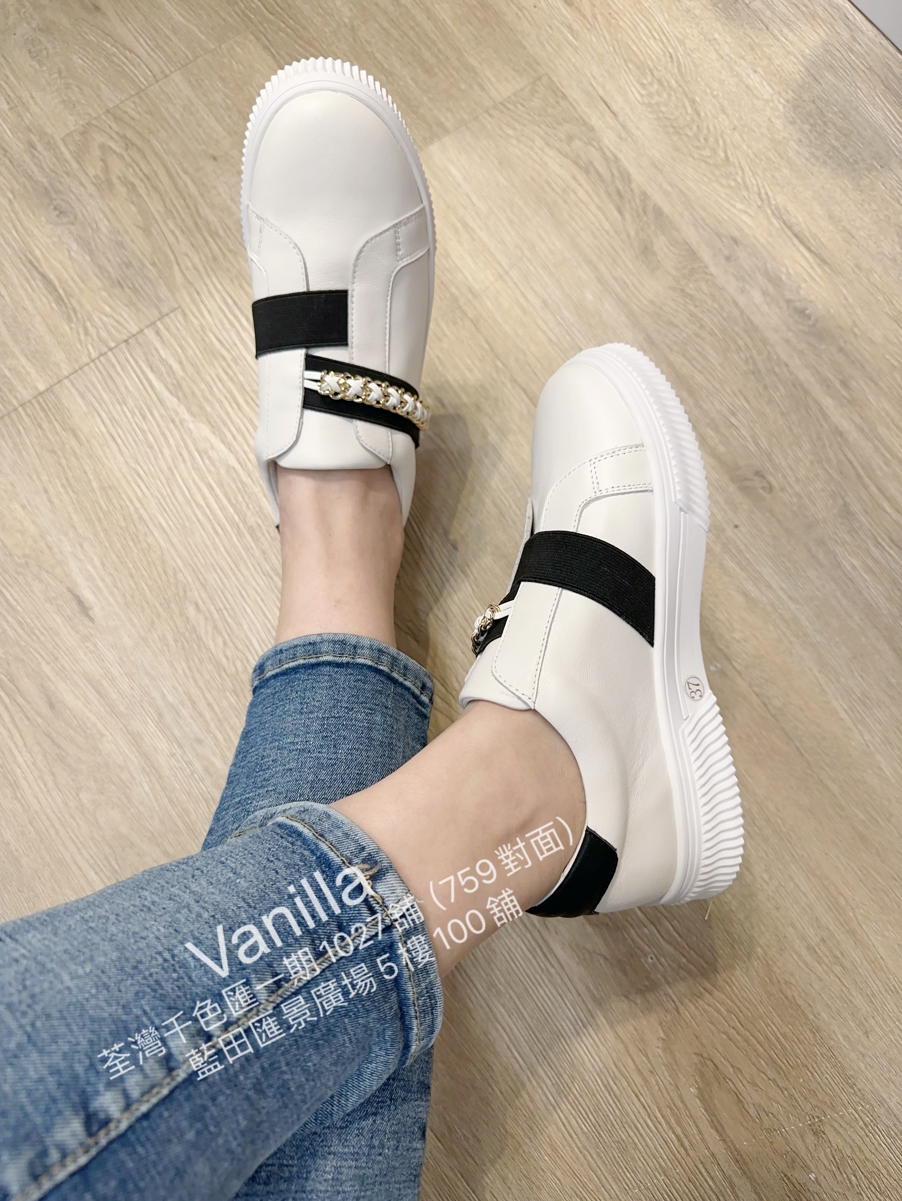 羊皮鏈帶波鞋35-41