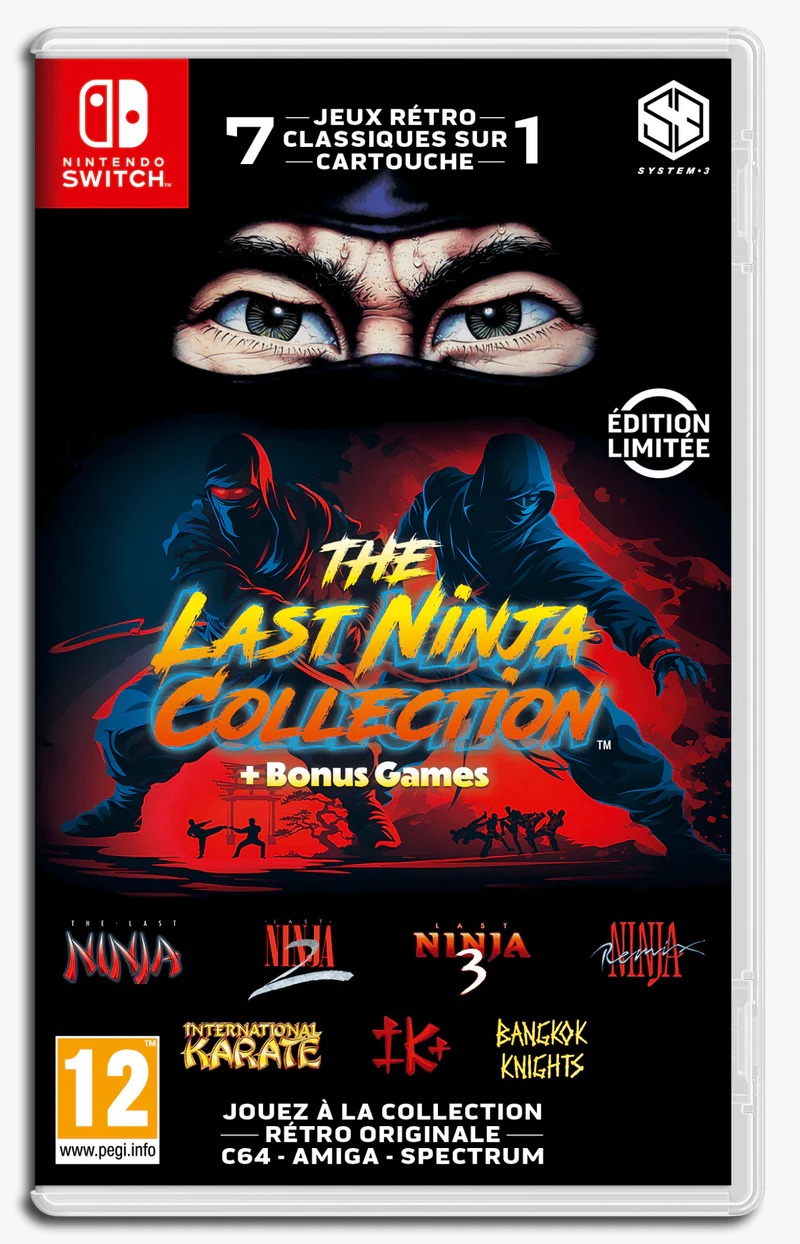 【預售 20/3】NS 最後的忍者合輯 經典復刻版 The Last Ninja Collection + Bonus Games 中/英/日文  (英文封面) PO0541