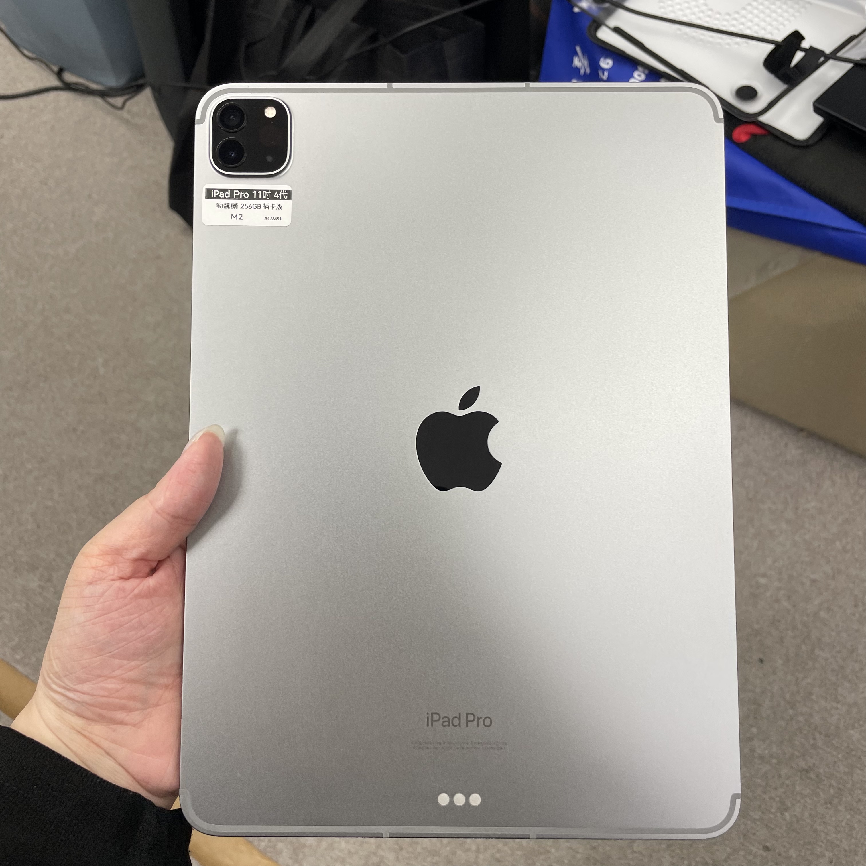 *476491 iPad Pro 4 11吋 M2 勁靚機 256GB 插卡版 灰色 gray