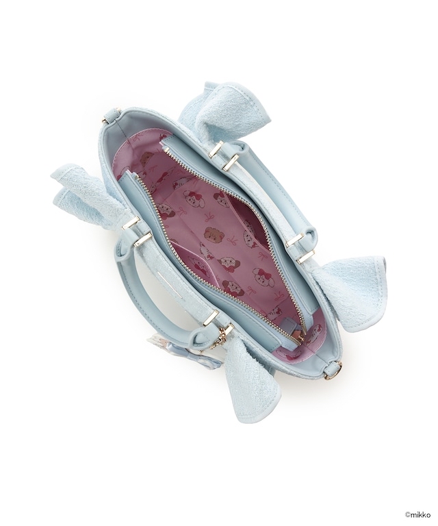 🎀【預訂】Lil ala mode×SAMANTHAVEGA 荷葉邊手提包 - Latte