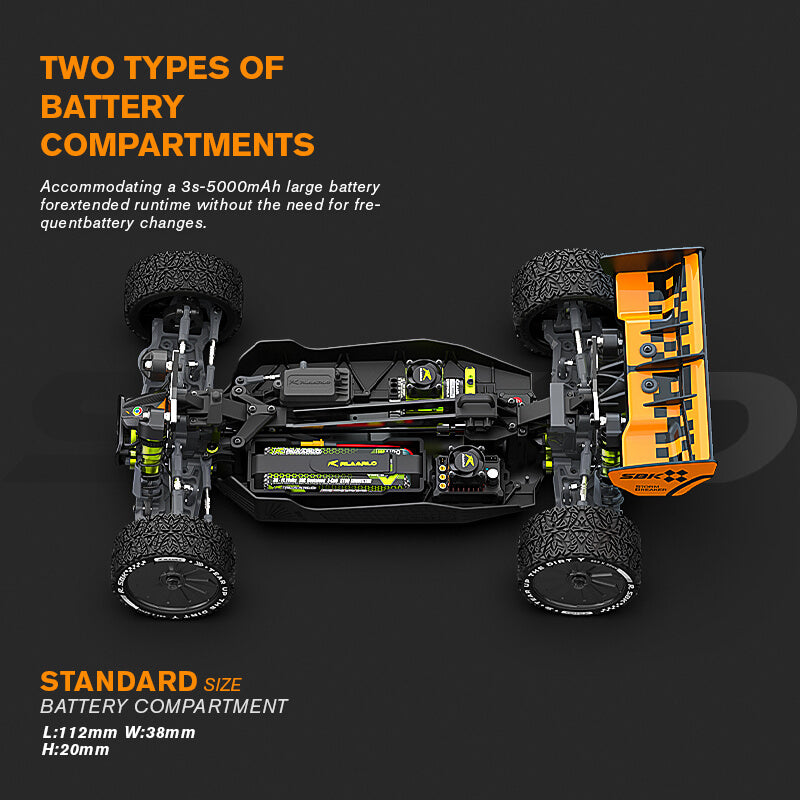 全新 Rlaarlo 1/10 SBK10 Storm Breaker Carbon Fiber Brushless RTR 4WD Buggy | 碳纖維版 | 雷拉洛 SBK10 暴風突擊 越野車｜2.4Gzh 遙控｜4輪驅動｜80km/h