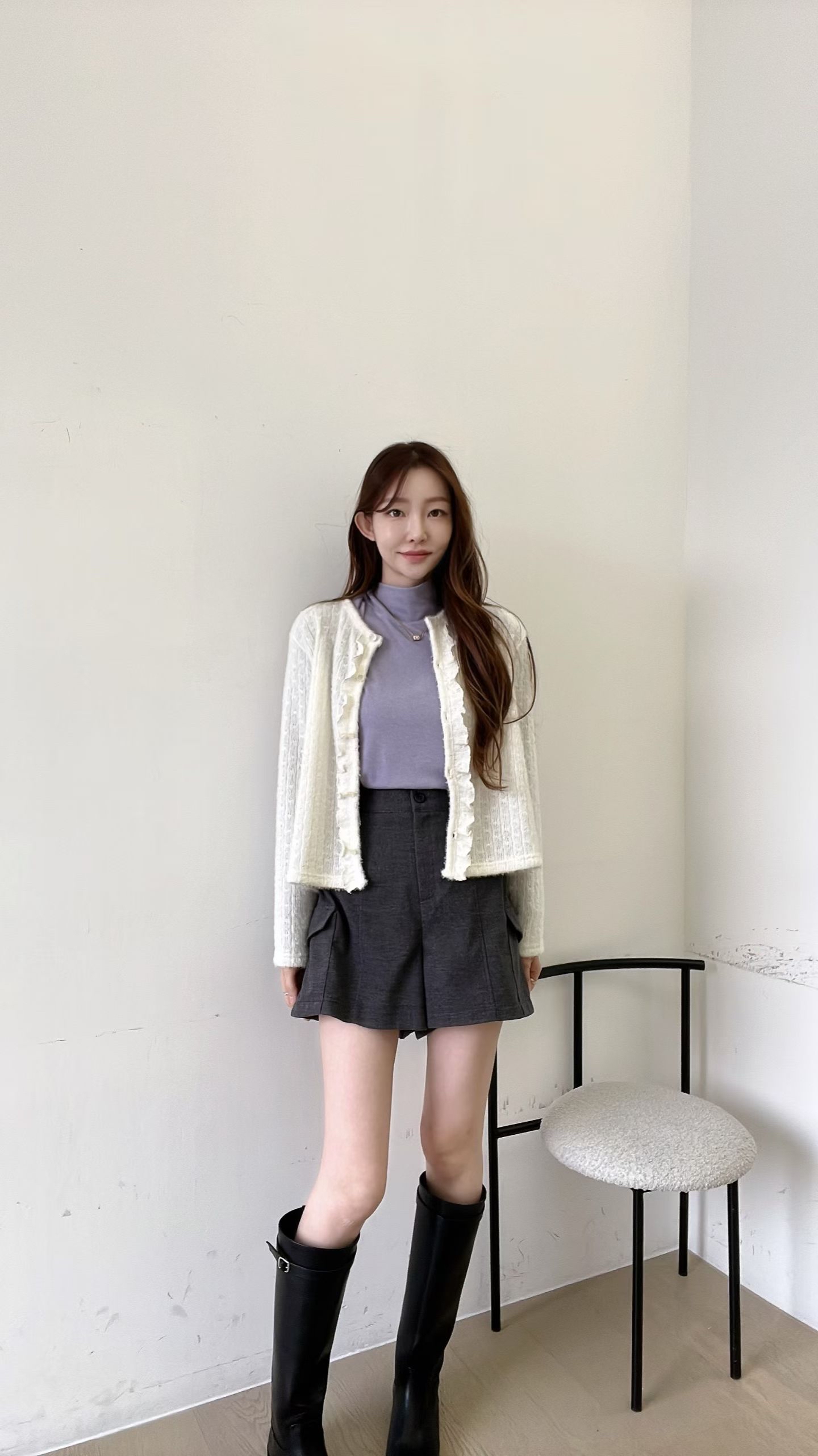 FV08_01 絲巾造型百搭TOP (5色) 