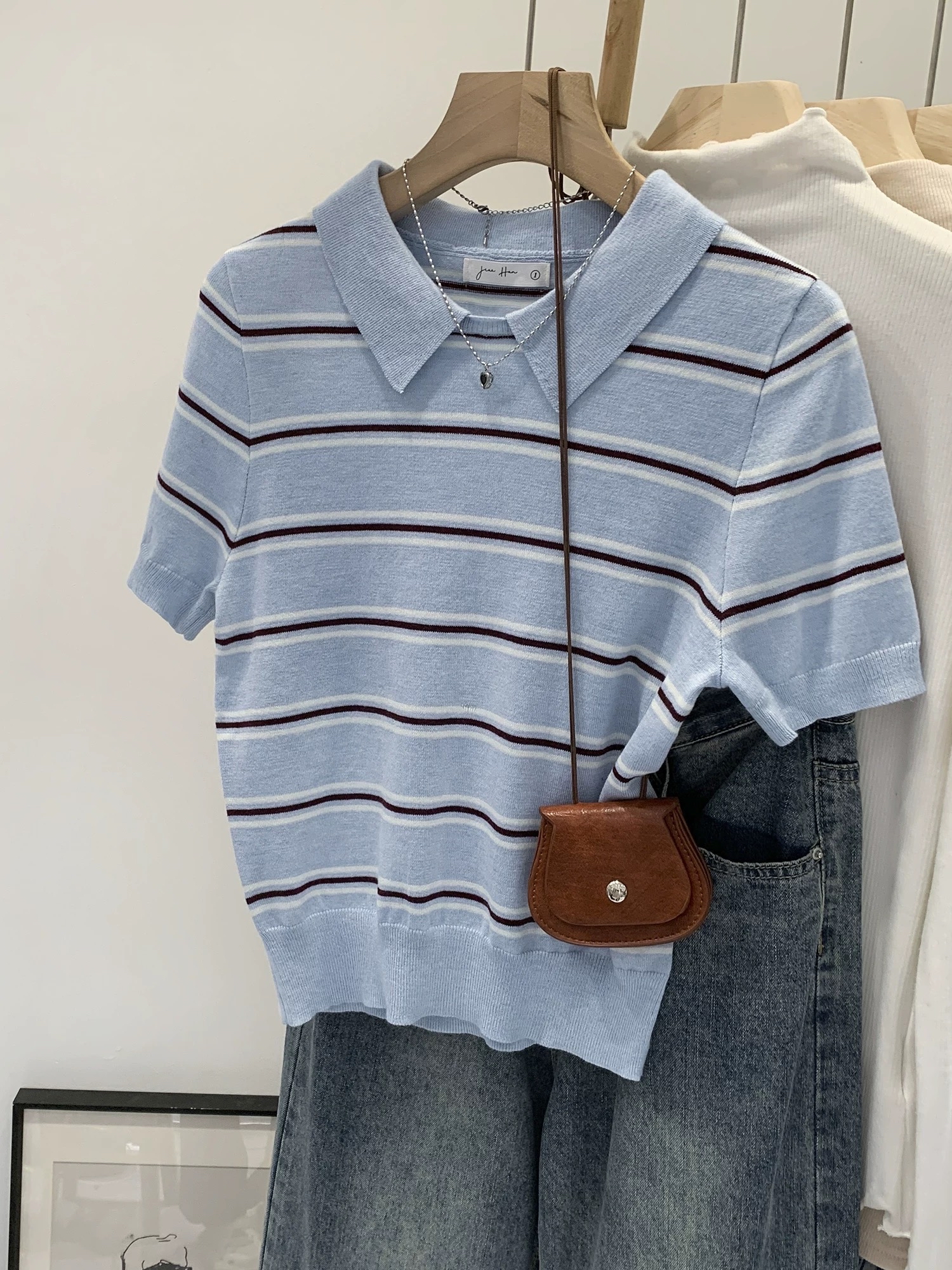 TP546复古针织上衣