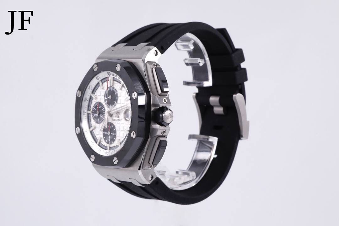 🚀AP 皇家橡树离岸型 大熊猫计时码表 AP 26400 精钢表壳 陶瓷表圈 双面蓝宝石镜面 3126机芯 橡胶表带 精钢针扣 直径44mm💯