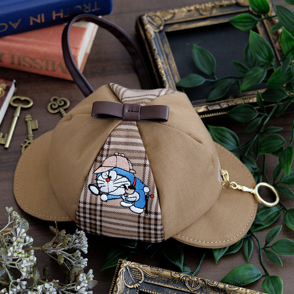 [訂購] 多啦A夢偵探帽小掛袋 Pouch (福爾摩斯系列)