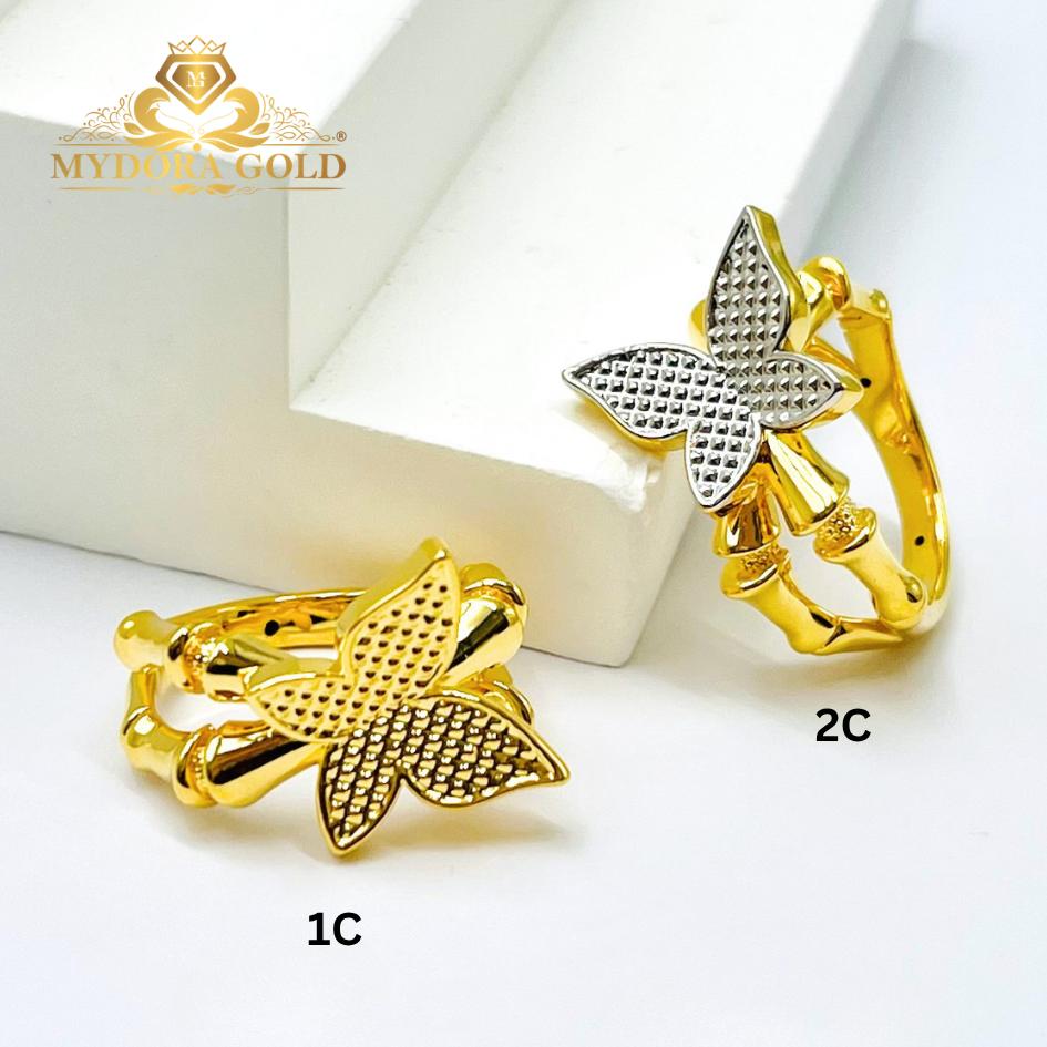 MYDORA Cincin Bamboo Butterfly Aurelia (5G) l EMAS 916/22K