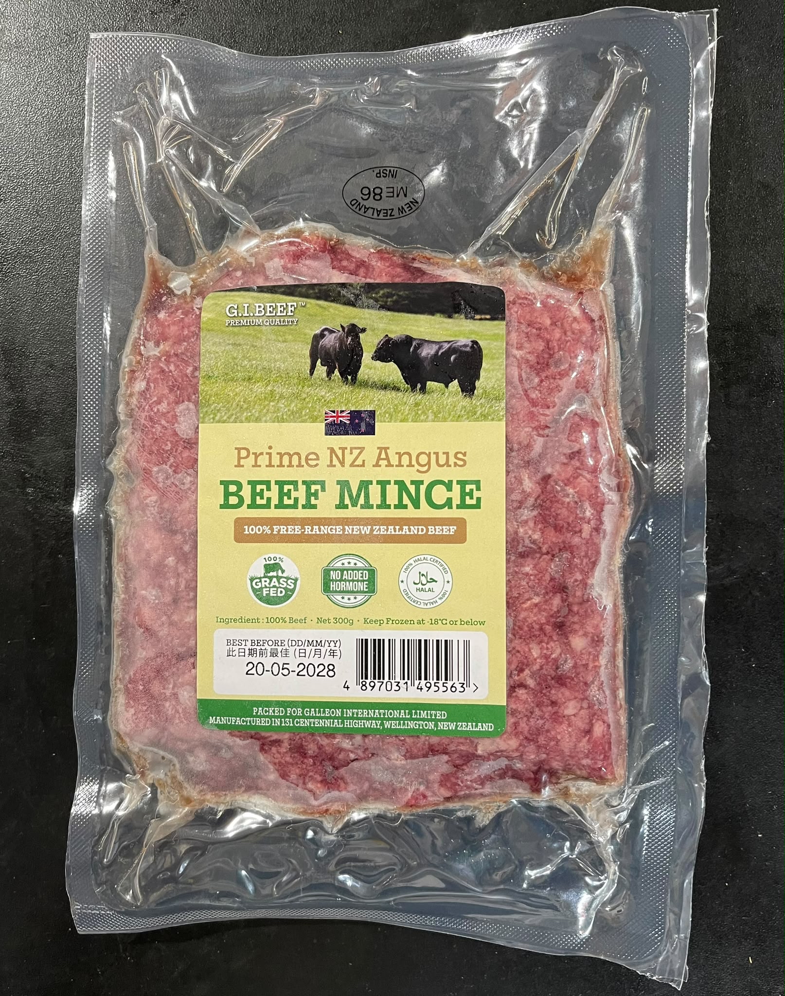 紐西蘭黑安格斯草飼免治牛肉（300g）