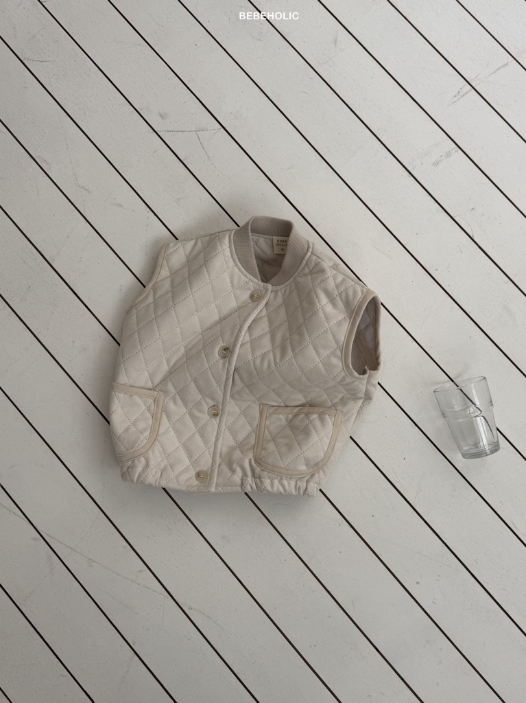 🌸預訂 韓國直送🌸🇰🇷BEBEHOLIC兩色口袋絎縫背心外套