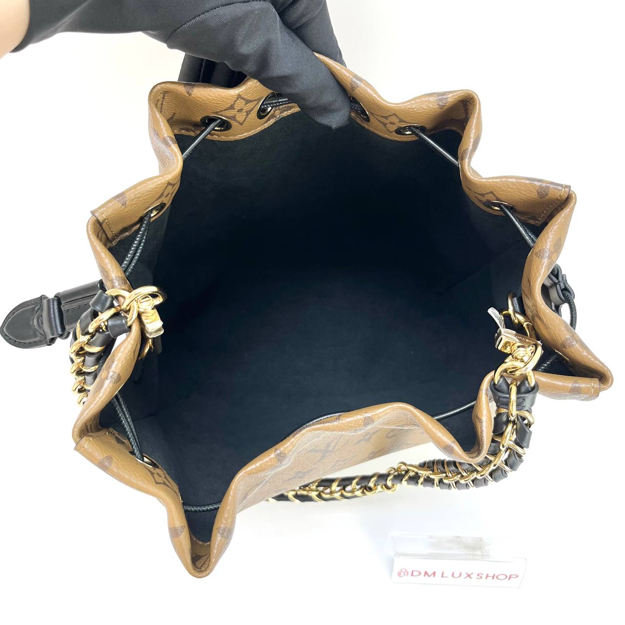 LV Monogram Reverse Noe Trunk PM GHW