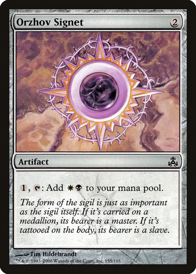 Orzhov Signet [GPT-155] [EN] [FOIL]