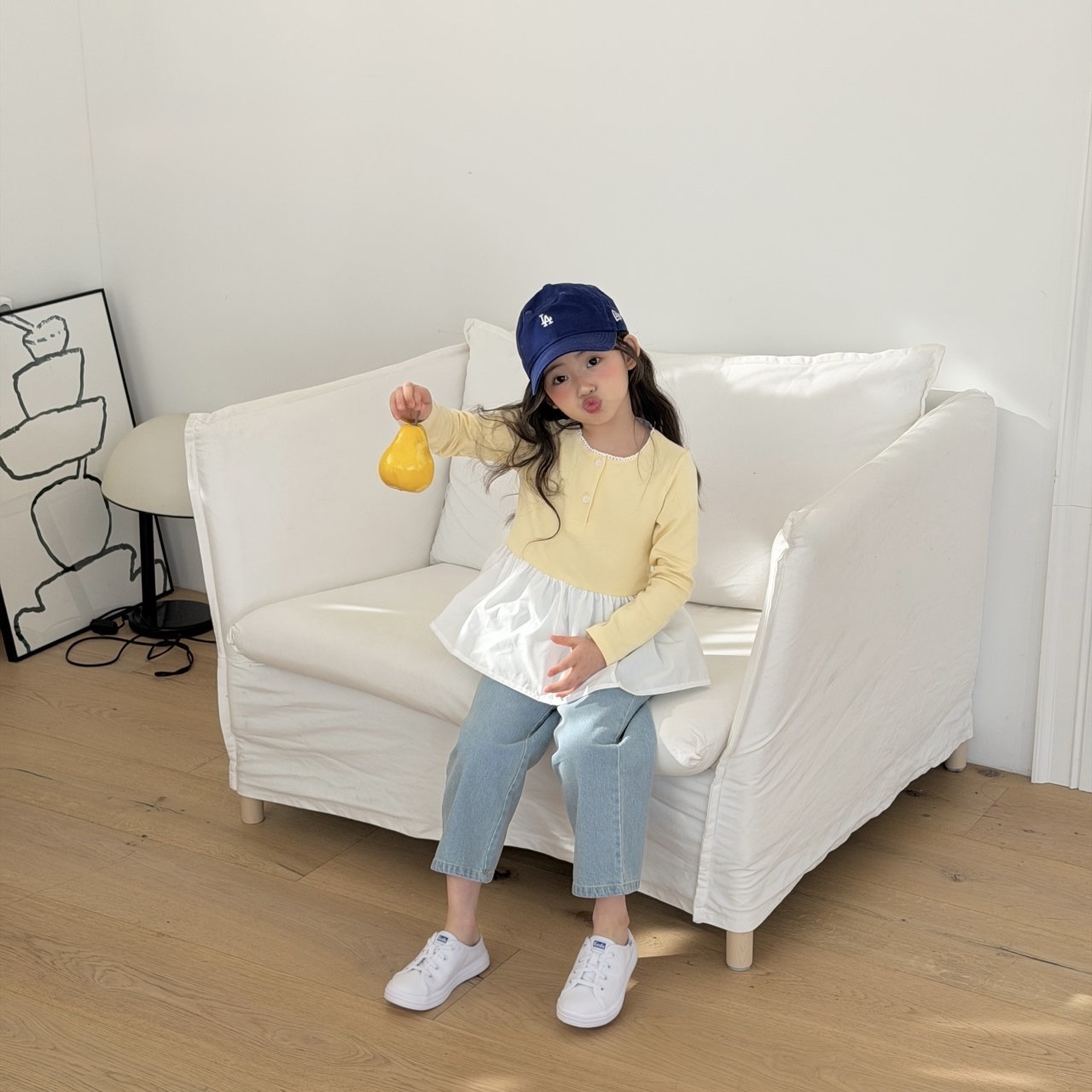 Ninibello | 春季薄Tee (Red/Yellow M100-110)