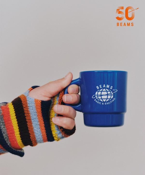 【別注】50周年 Fire-King × BEAMS / ADVERTISING MUG