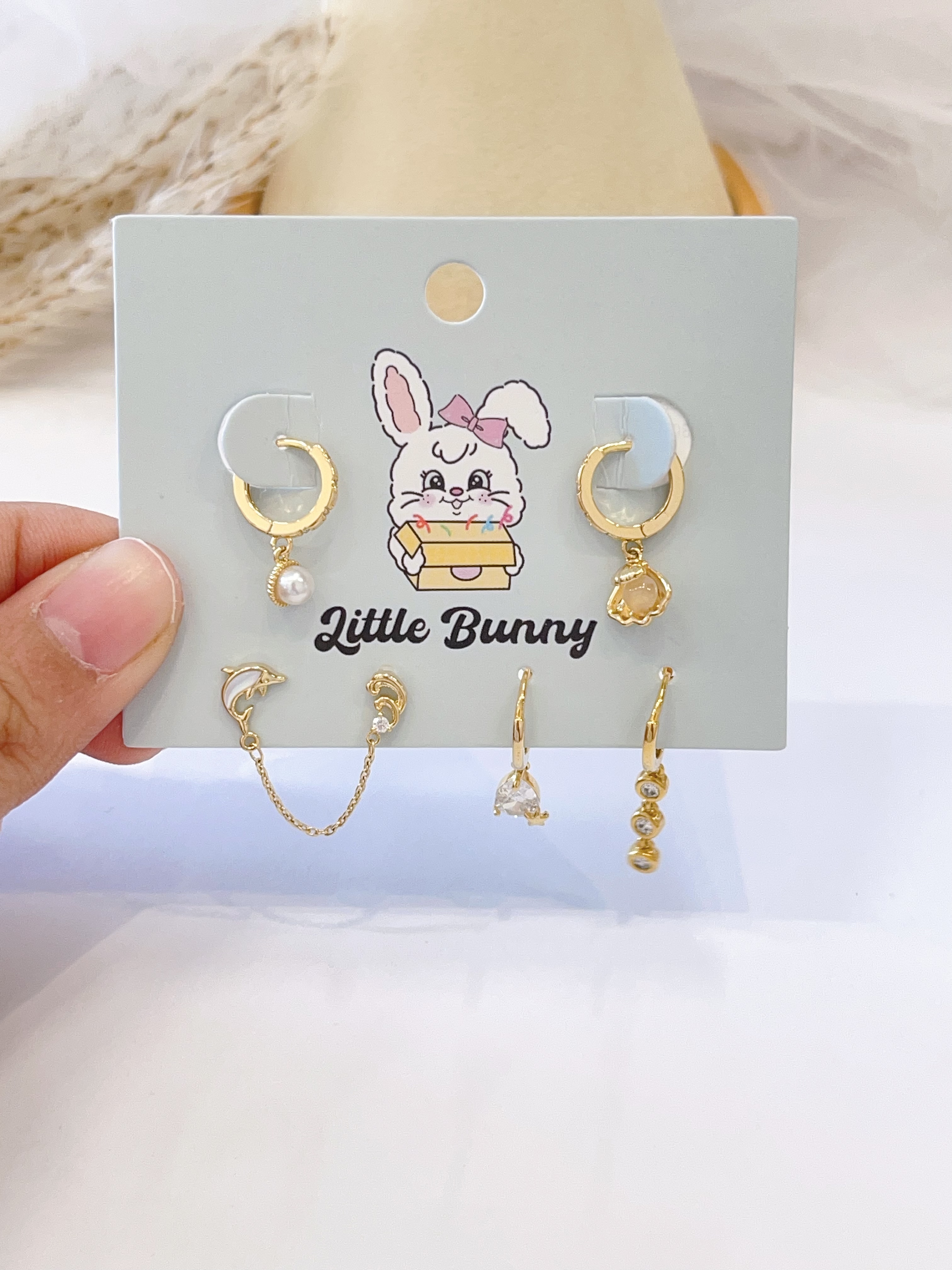 海洋系主题耳环套装