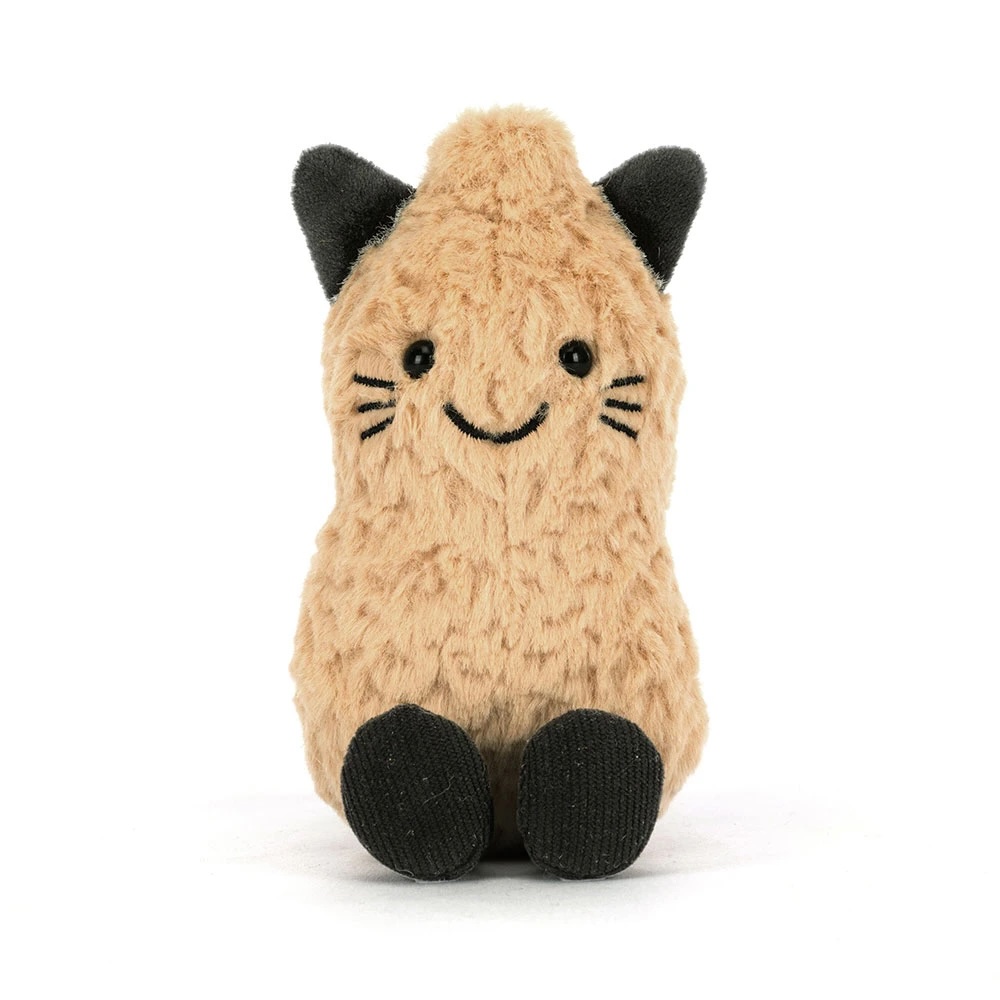 JELLYCAT Amuseables Peanut ‘Cat’ 趣味黑貓喵花生