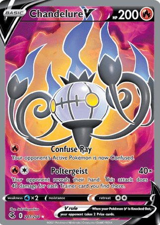 Pokemon TCG Fusion Strike - Chandelure V-247/264