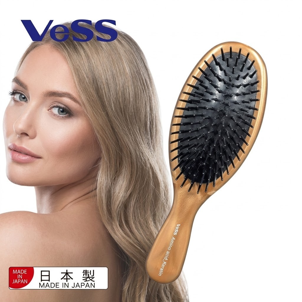 🔥🔥【日本製《VESS》角蛋白氨基酸護髮梳】