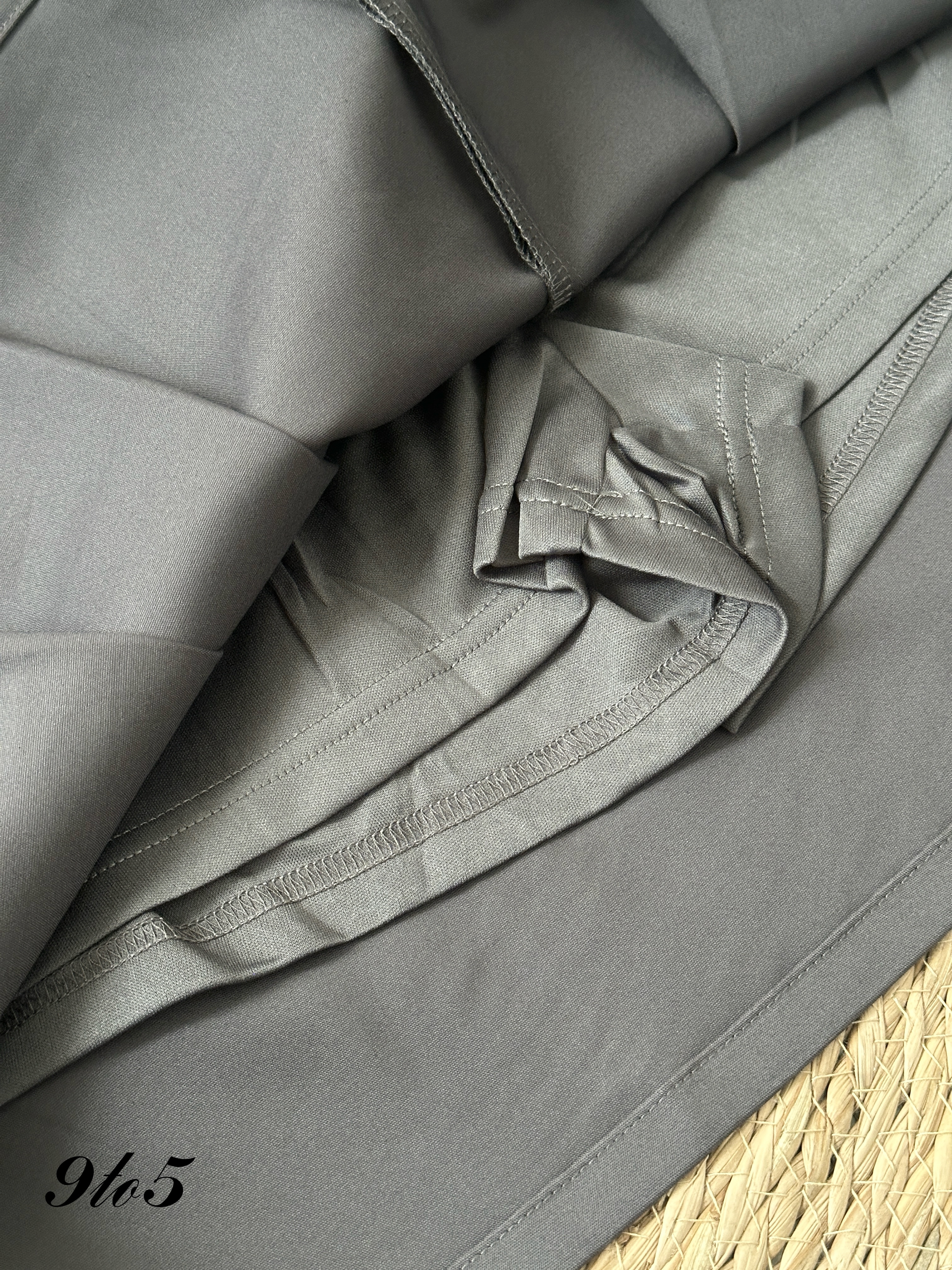 S1831 A Line Pleated Skirt - 3 Colors 