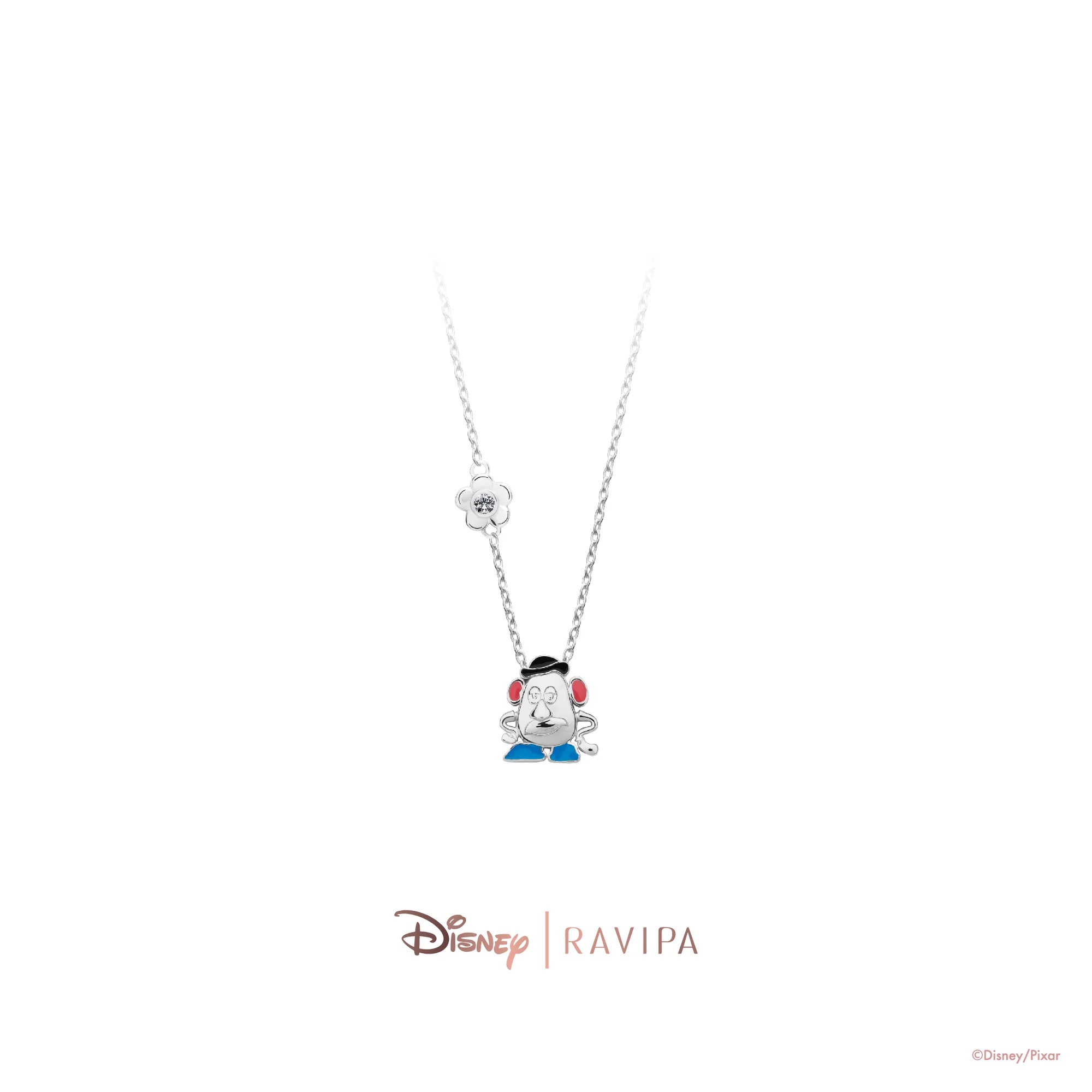 📦訂購 泰國代購 RAVIPA Disney Toy Story 反斗奇兵 Mr. Potato Head Silver Necklace 薯蛋頭先生 頸鏈