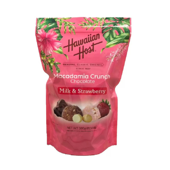 現貨現貨  日本直送 - Hawaiian Host Macadamia Chocolate & Strawberry 300g一包有50個