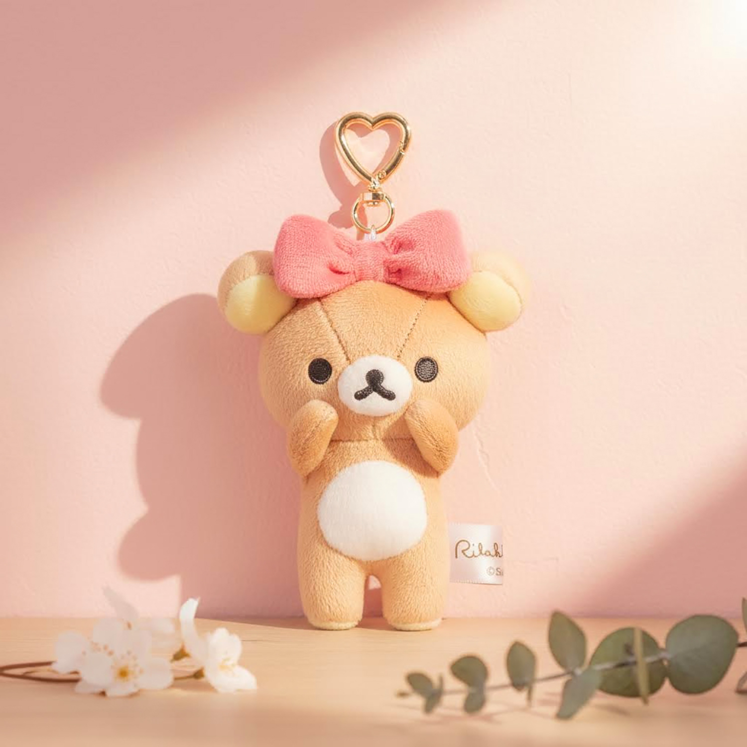 鬆弛熊 - 蝴蝶結系列公仔掛飾 (拉拉熊款)