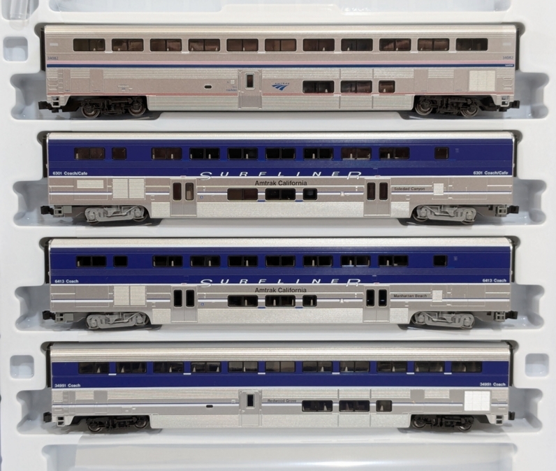 太平洋衝浪者號 The Pacific Surfliner Kato增節車廂四節一套