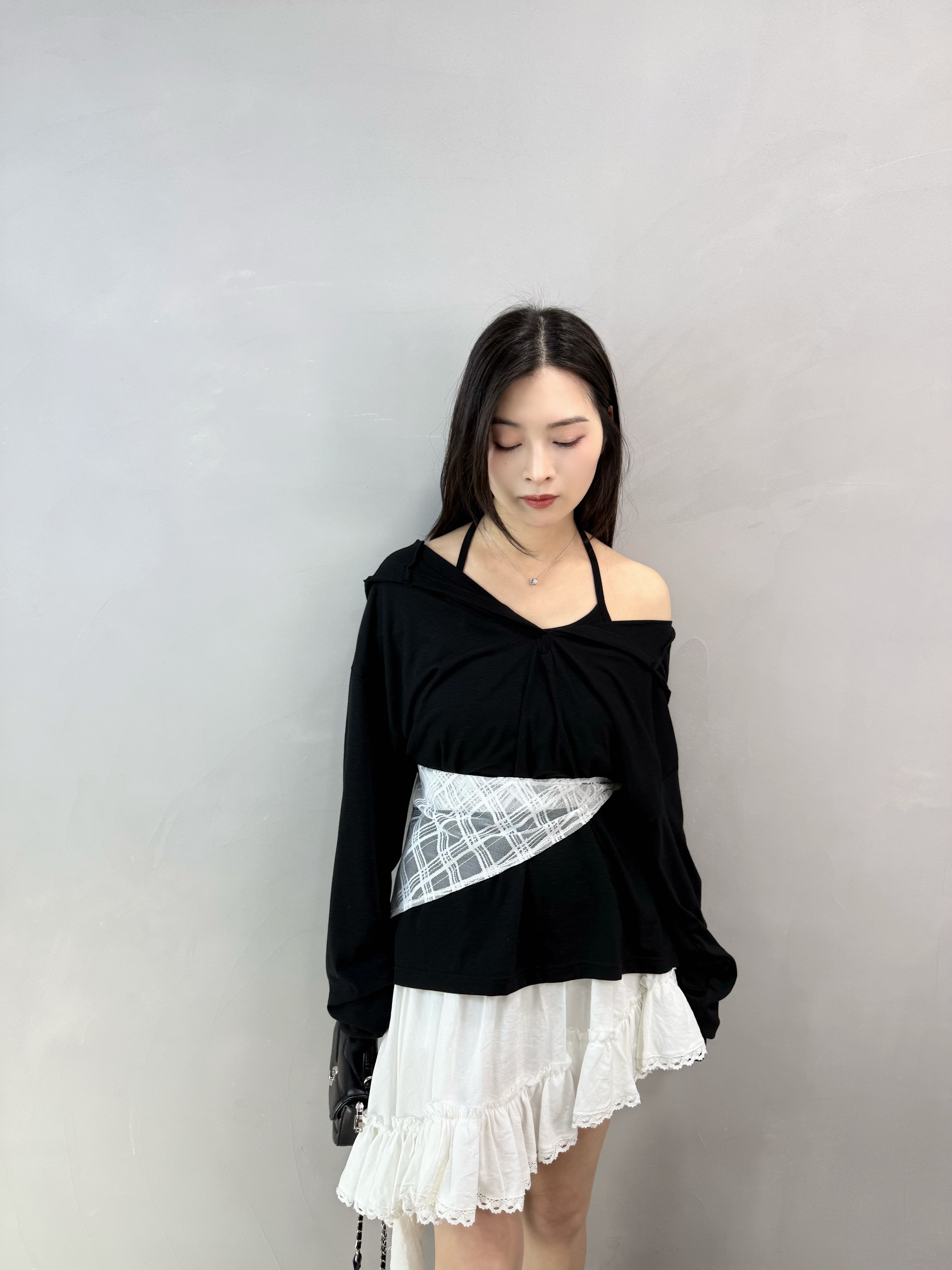 J81 有帽Top+吊帶 Set