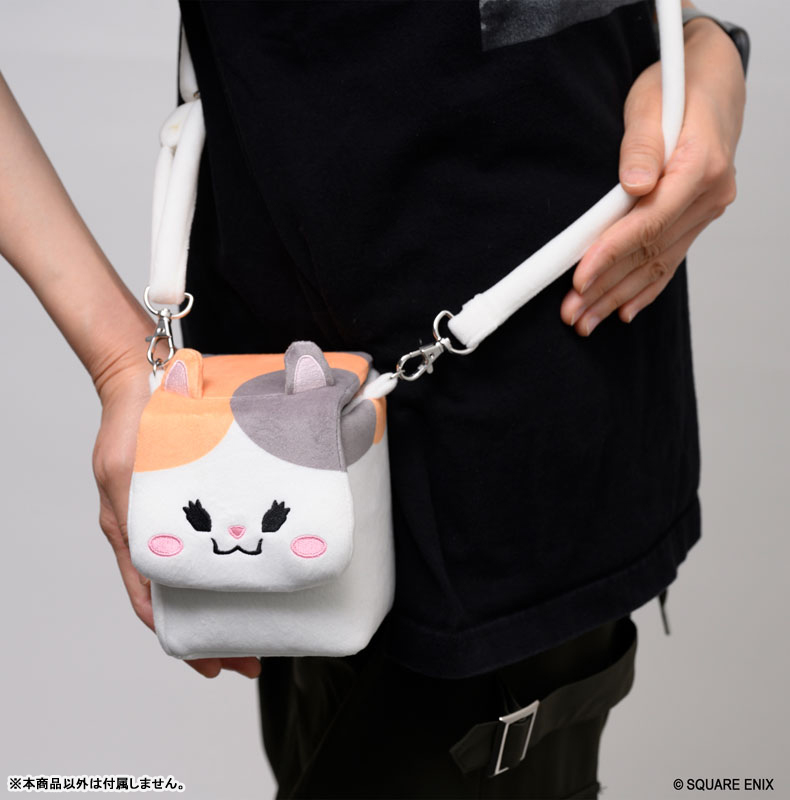 [預訂] Final Fantasy 毛茸茸卡盒 (連肩帶) 陸行鳥 莫古力 仙人掌 貓小胖 